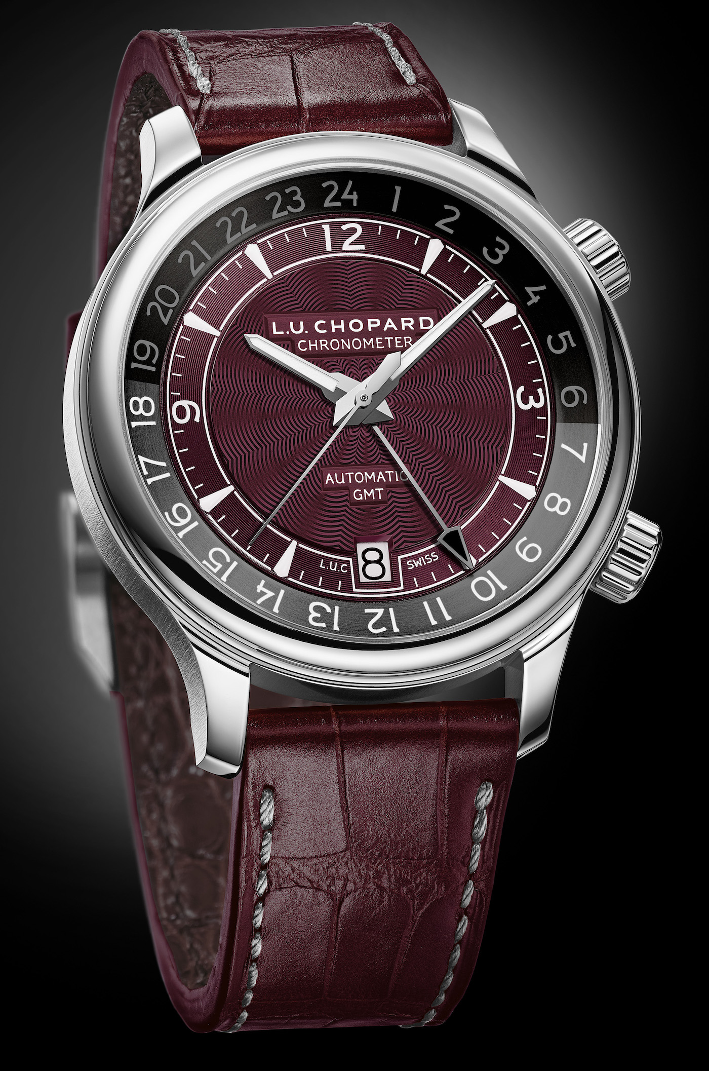 Chopard L.U.C GMT One Limited Edition For Qatar Watch Club With Burgundy Dial Watch Releases 