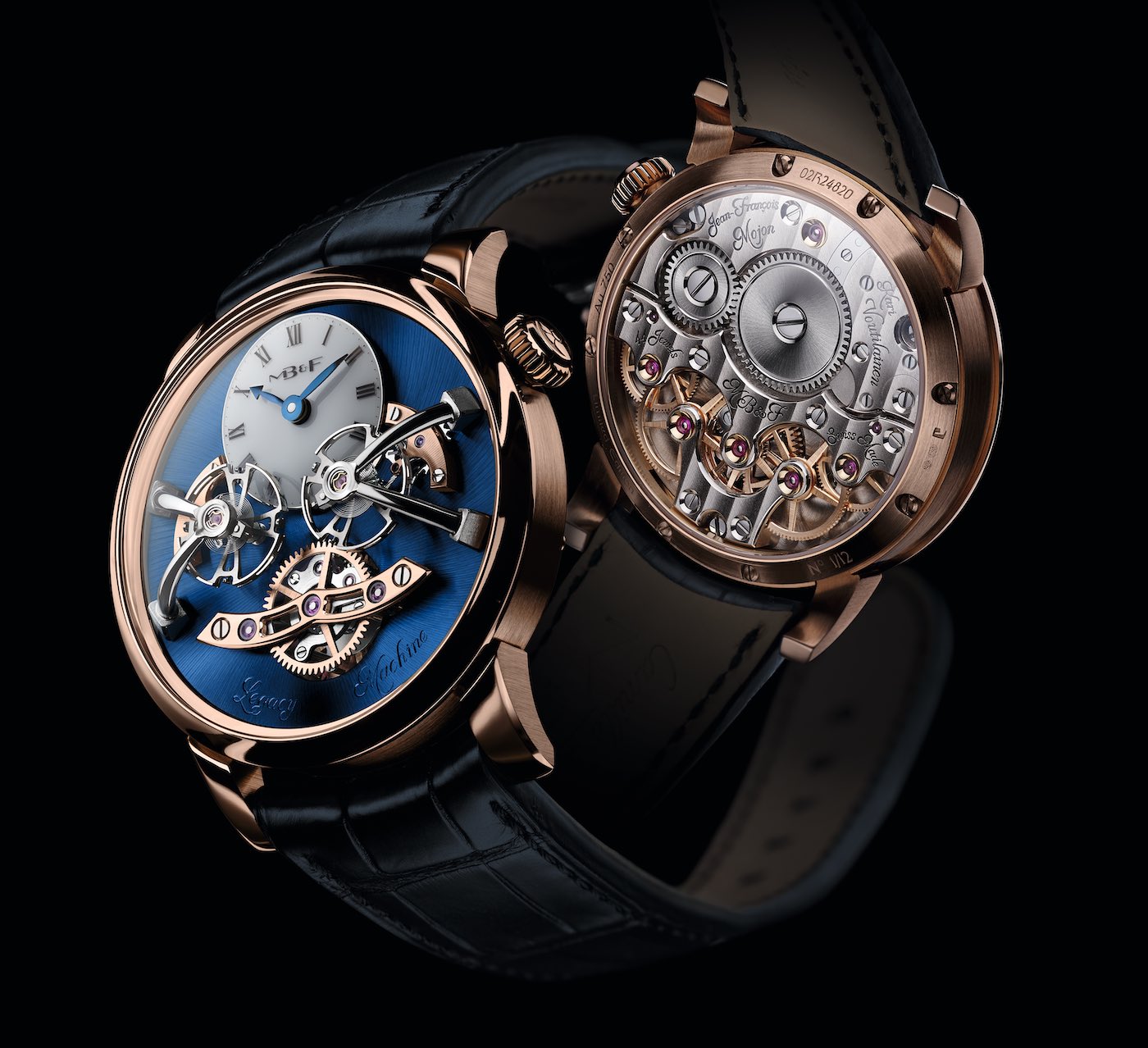 MB&F Legacy Machine No.2 Red Gold Blue Watch Will Be Last Ever In Red Gold First Look 