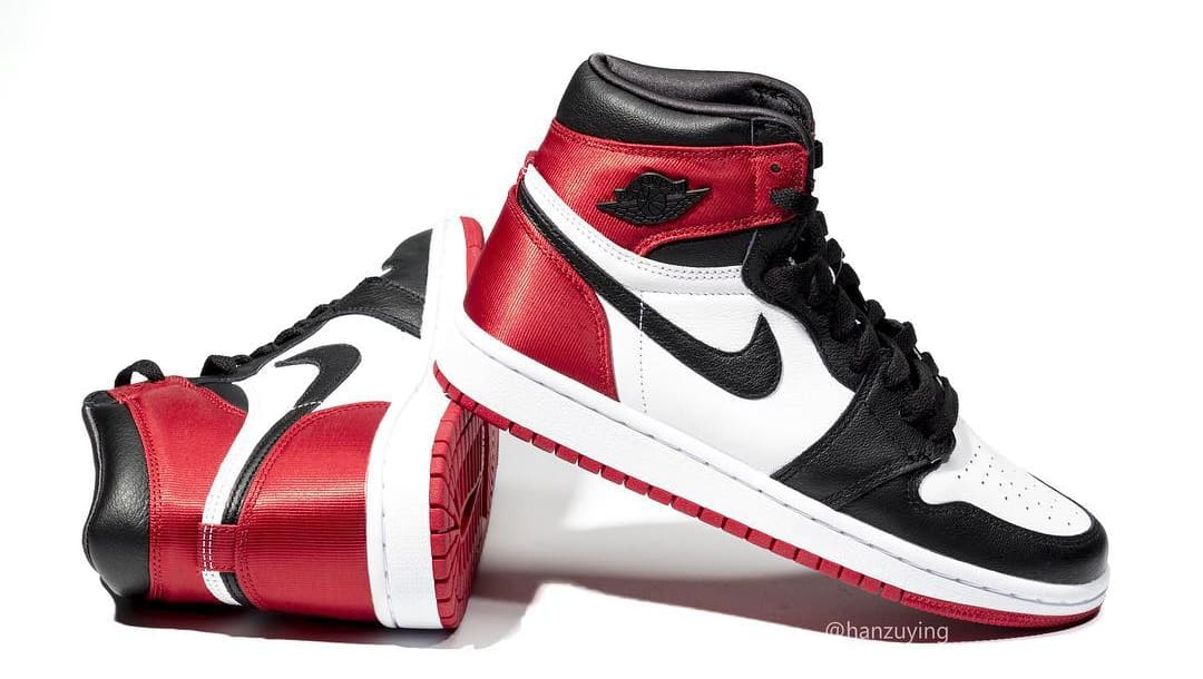 Air Jordan 1 Satin Women's 'Black Toe'