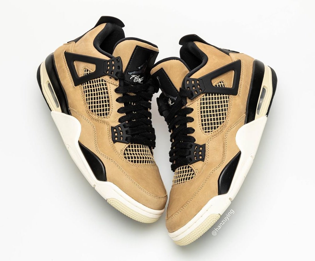 WMNS Air Jordan 4 'Mushroom' AQ9219-200 (Pair 2)