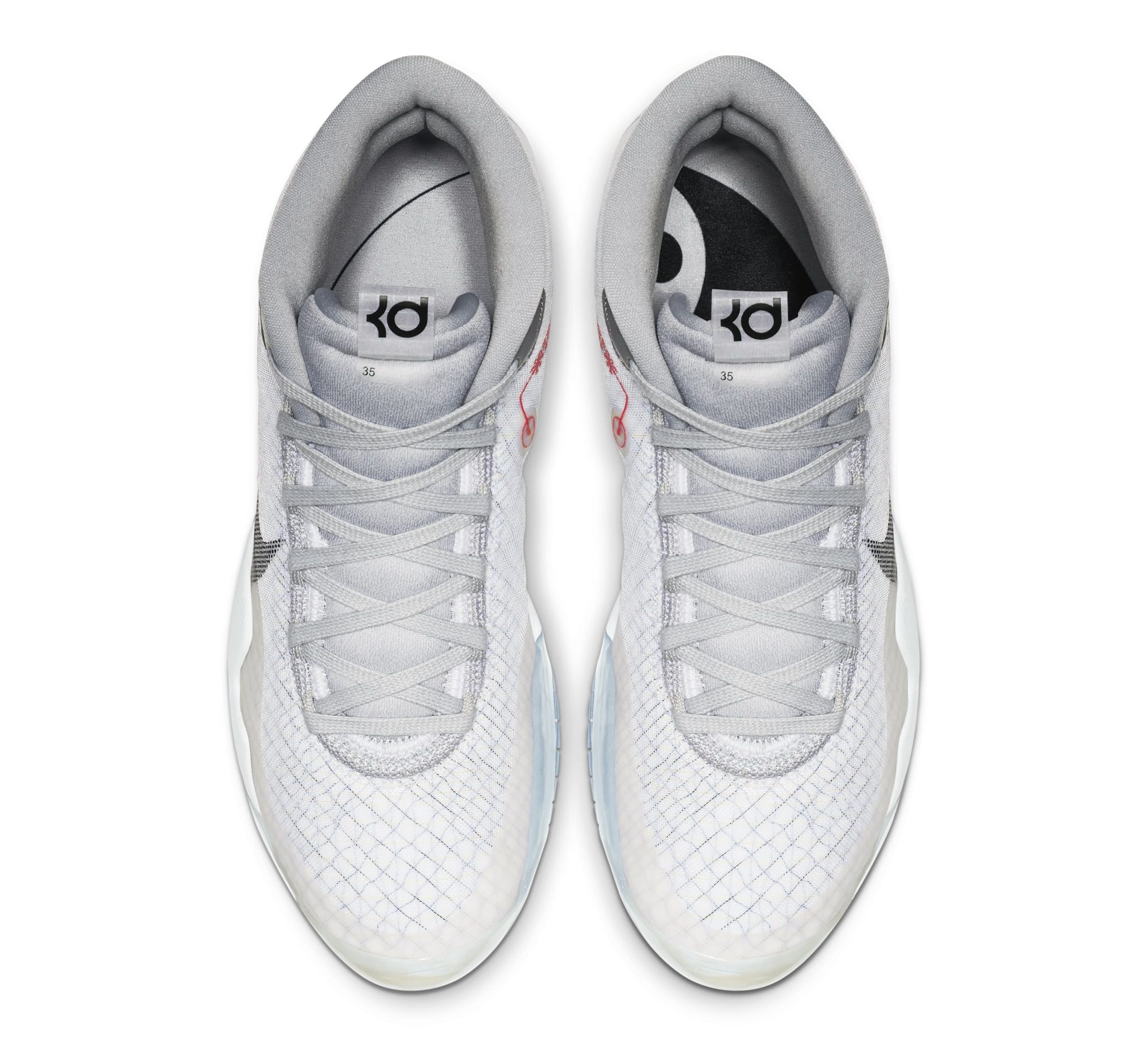 Nike KD 12 NRG 'White/Black/Wolf Grey' CK1197-101 (Top)