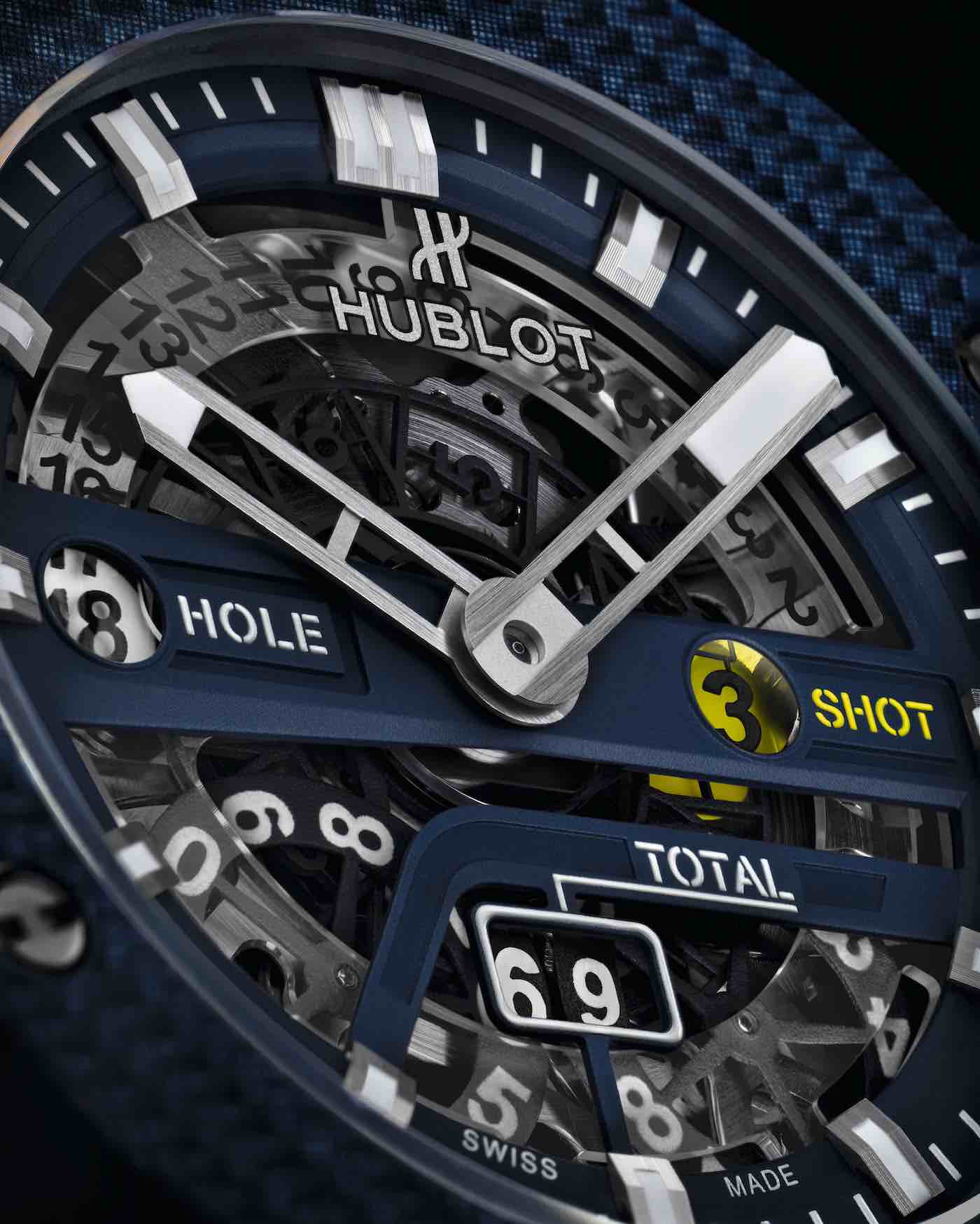 Hublot Big Bang Unico Golf Carbon Blue Watch Watch Releases 