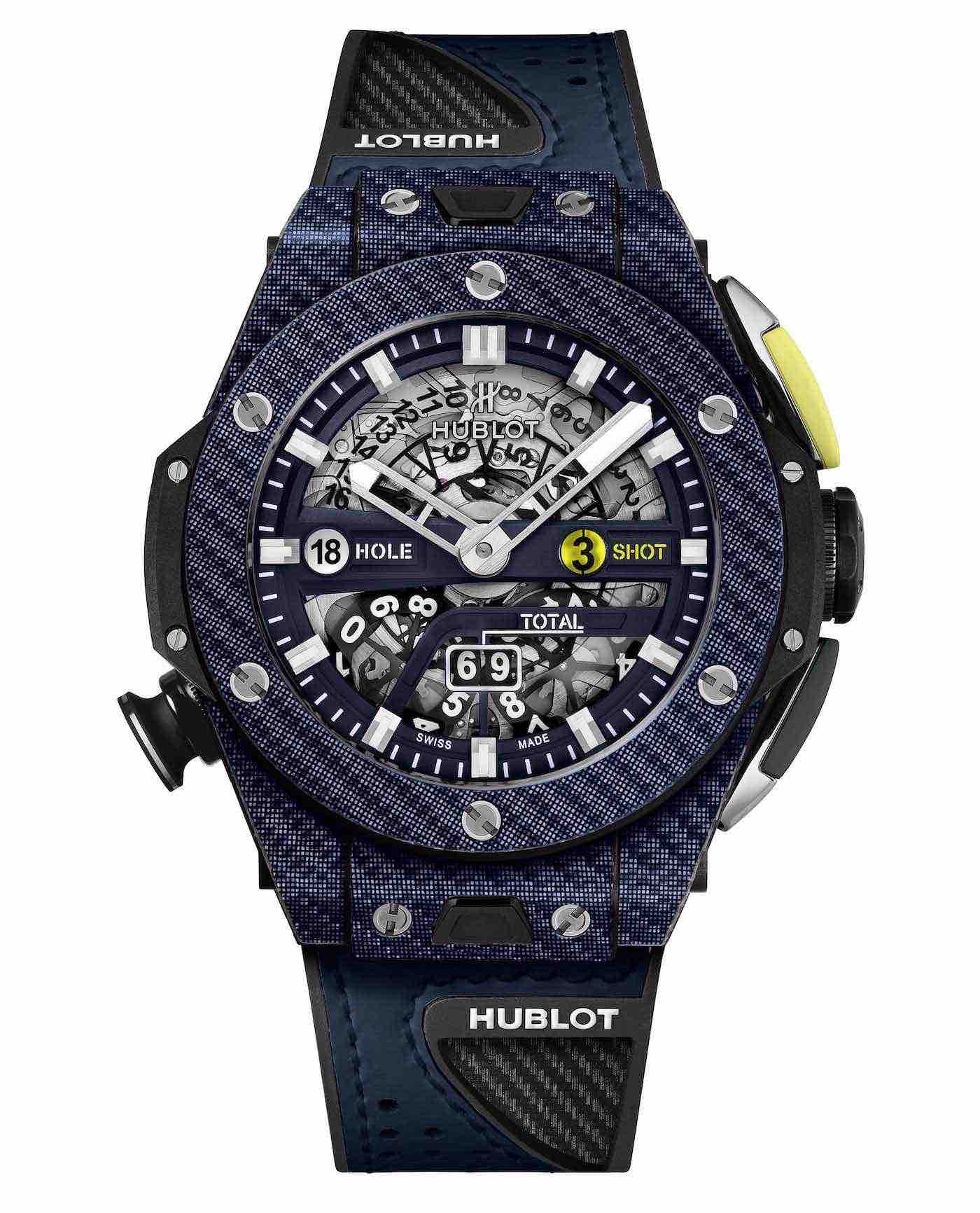 Hublot Big Bang Unico Golf Carbon Blue Watch Watch Releases 