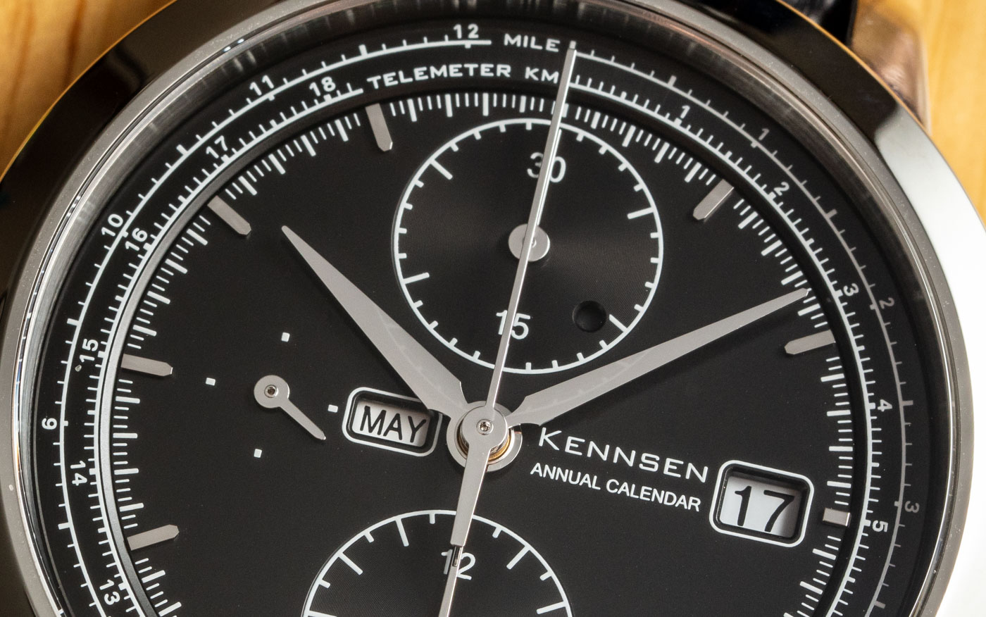 Kennsen Annual Calendar Chronograph Watch Review Wrist Time Reviews 