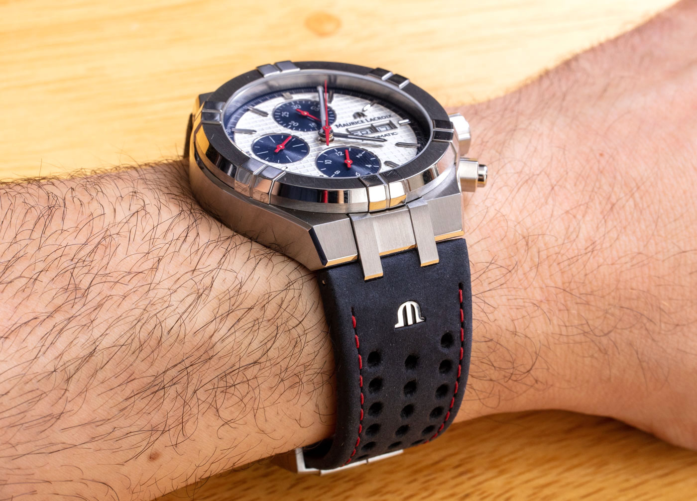 Maurice Lacroix Aikon Automatic Chronograph 44mm Limited-Edition USA Watch Review Wrist Time Reviews 