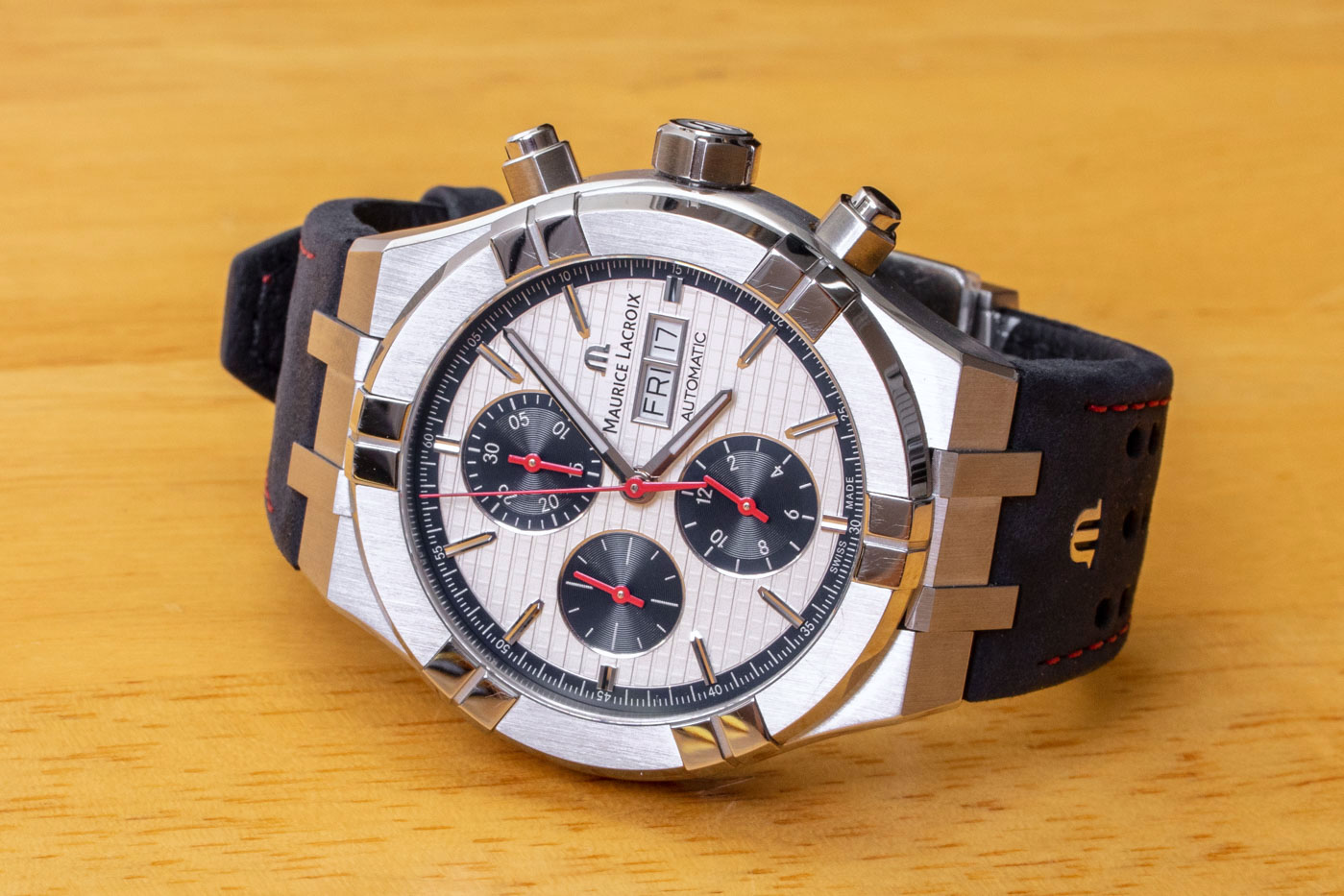 Maurice Lacroix Aikon Automatic Chronograph 44mm Limited-Edition USA Watch Review Wrist Time Reviews 