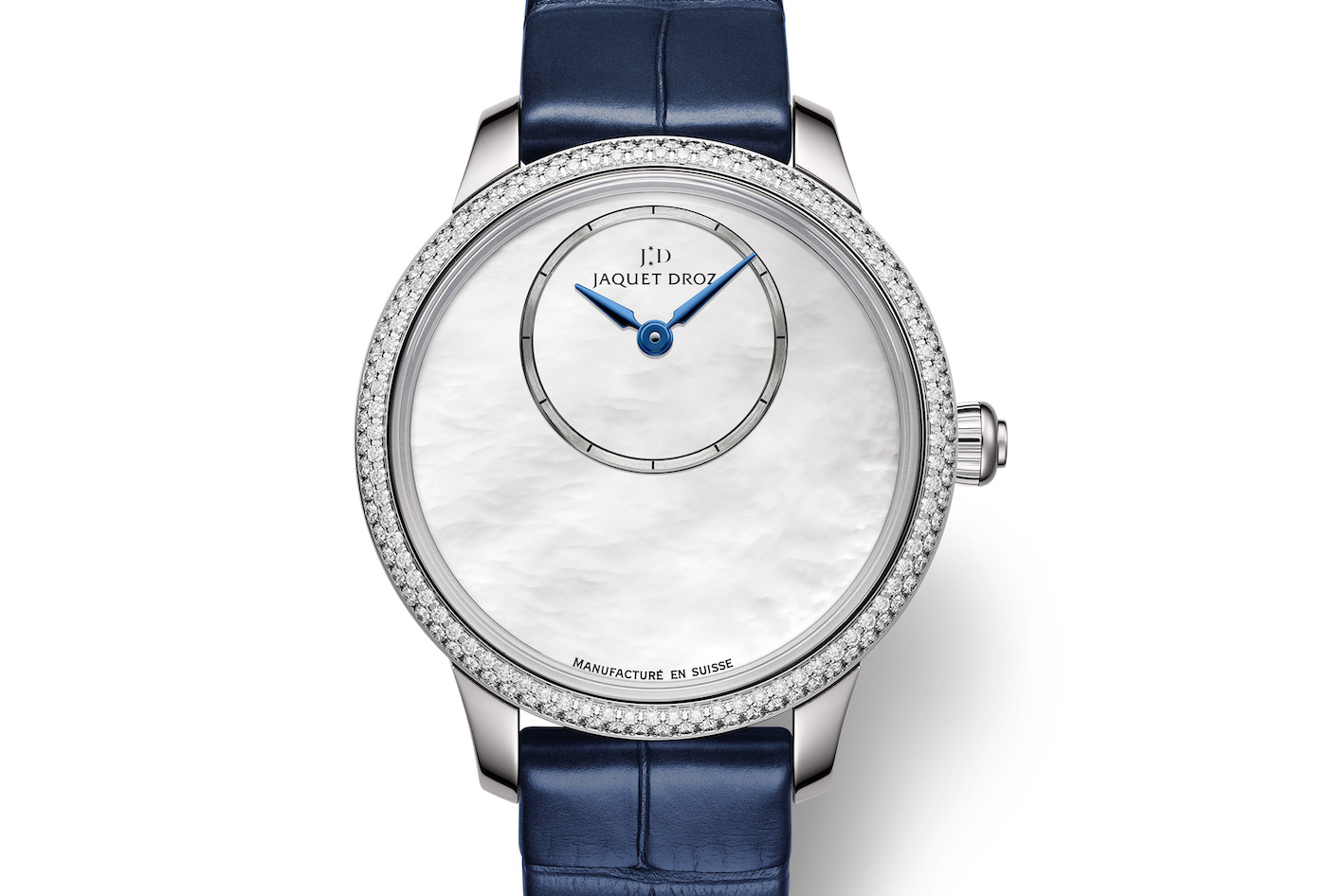 Jaquet Droz Petite Heure Minute Mother-Of-Pearl Watches In Stainless Steel Watch Releases 