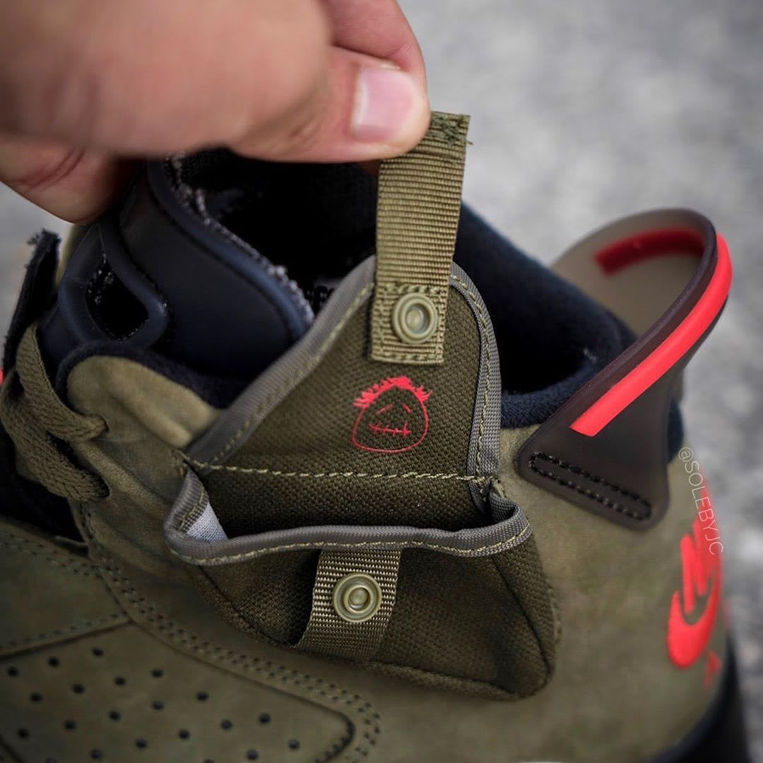 Travis Scott x Air Jordan 6 Release Date Pocket