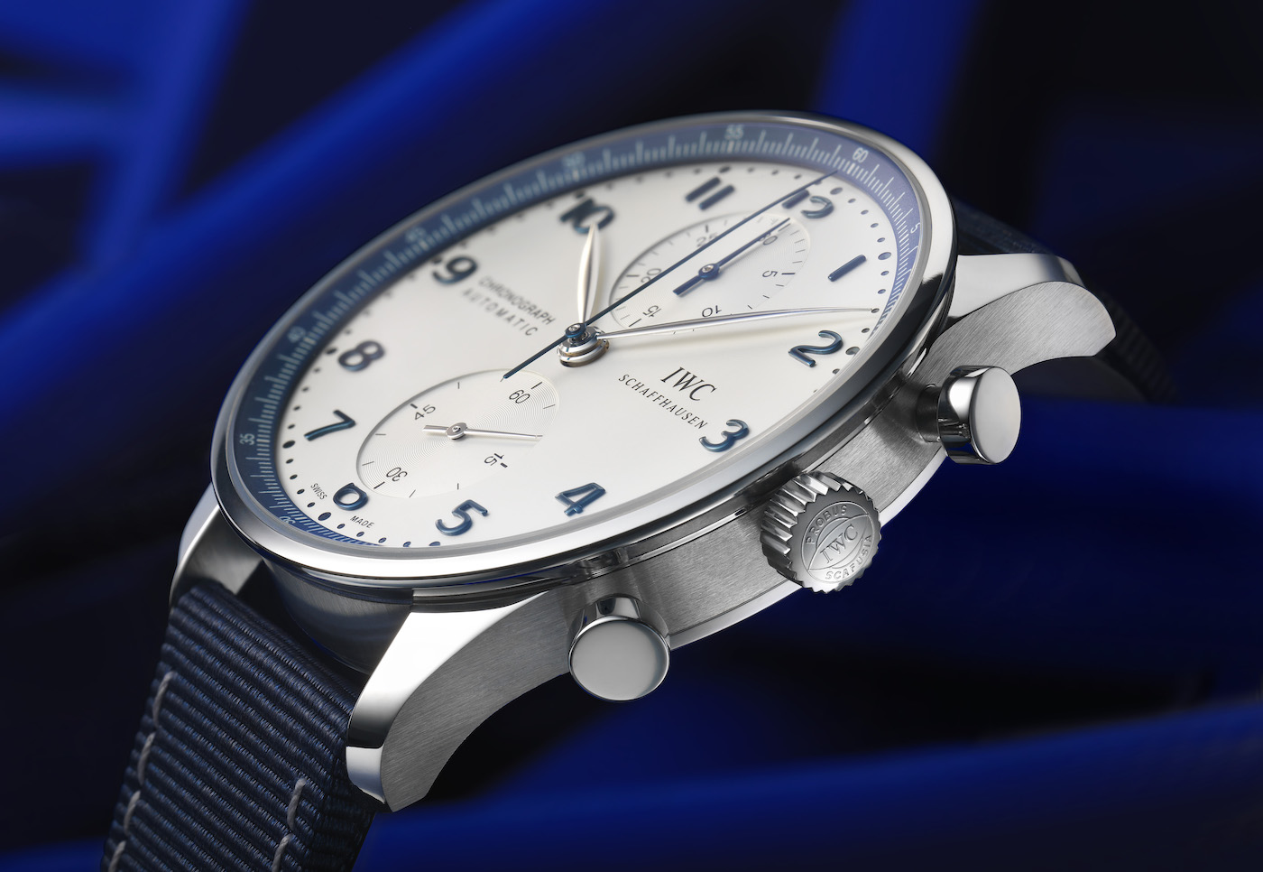 IWC Schaffhausen Portugieser Chronograph Watch Joins Bucherer Blue Series Watch Releases 