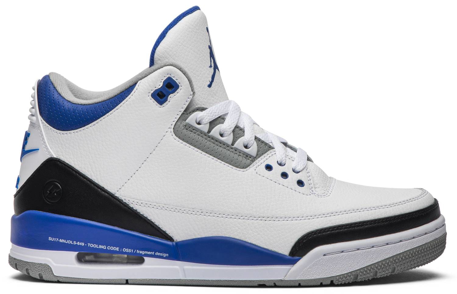 Fragment Design x Air Jordan 3 Retro Sample Lateral