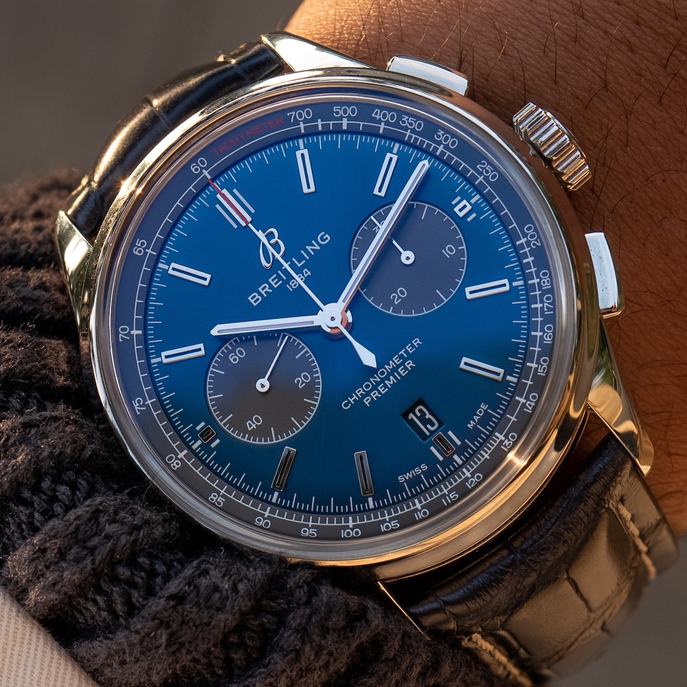 Breitling Premier B01 Chronograph Watch Review Wrist Time Reviews 