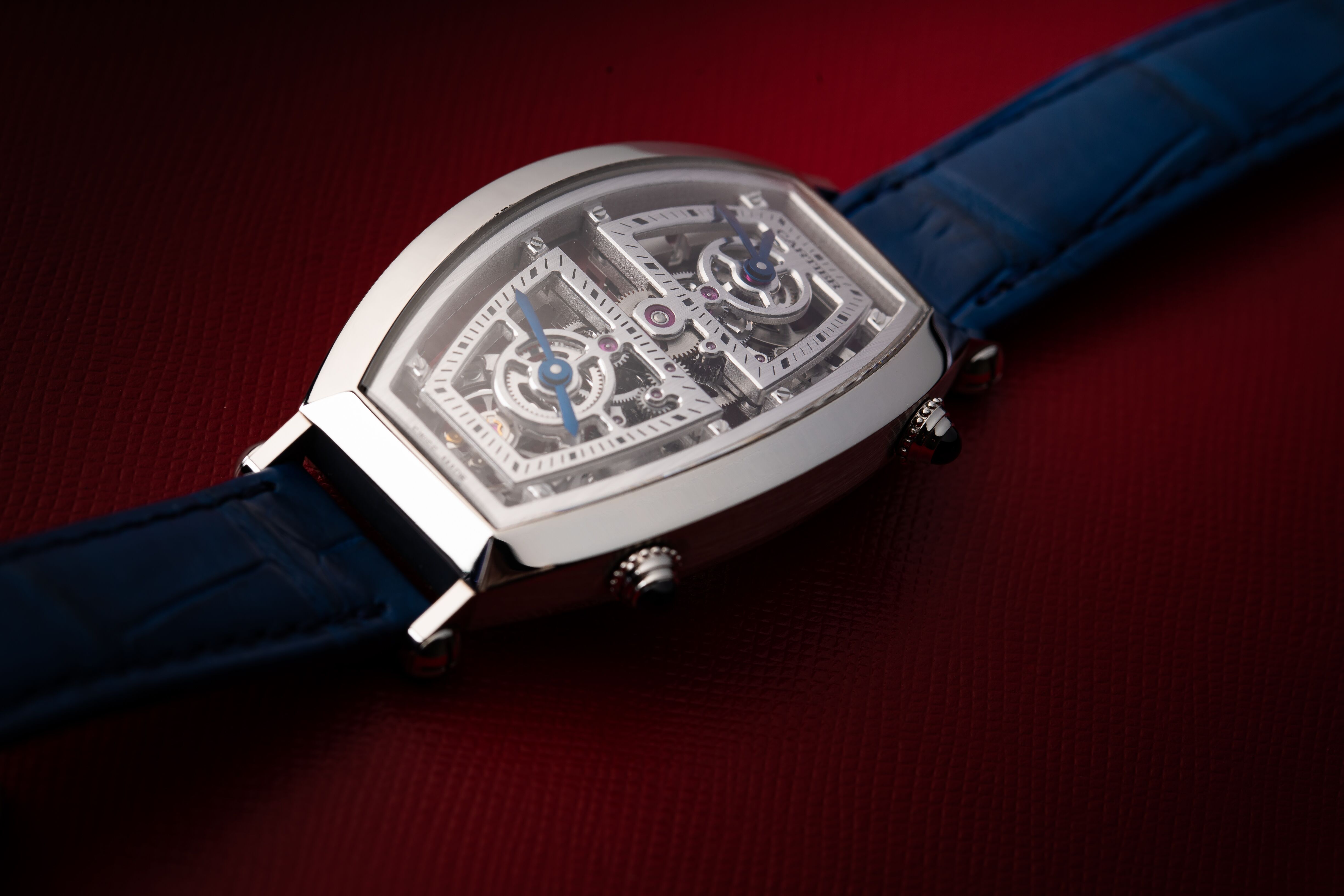 Cartier Privé Tonneau Skeleton Dual Time