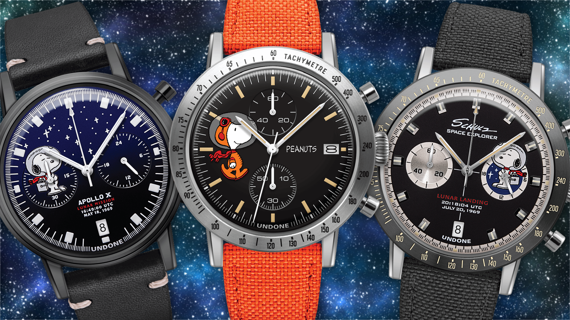 Undone X Peanuts Space Program Lunar Mission Watches Hands-On Hands-On 