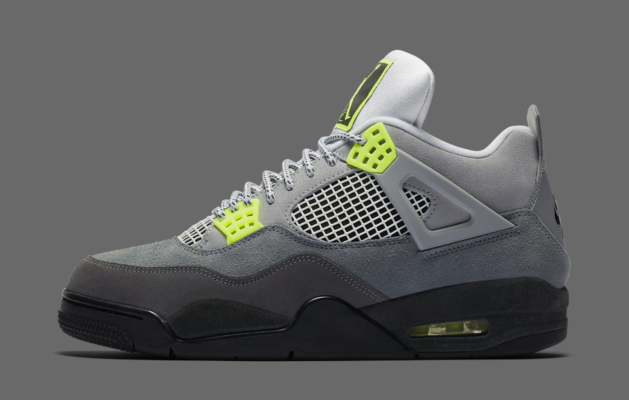 Air Jordan 4 Retro 'Neon' CT5342-007 Lateral