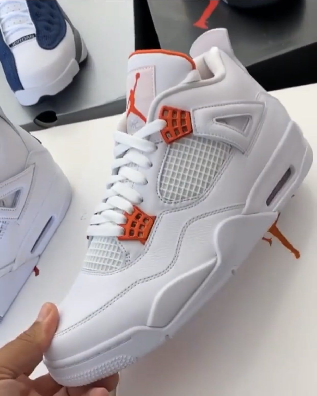 Air Jordan 4 White Metallic Orange Release Date