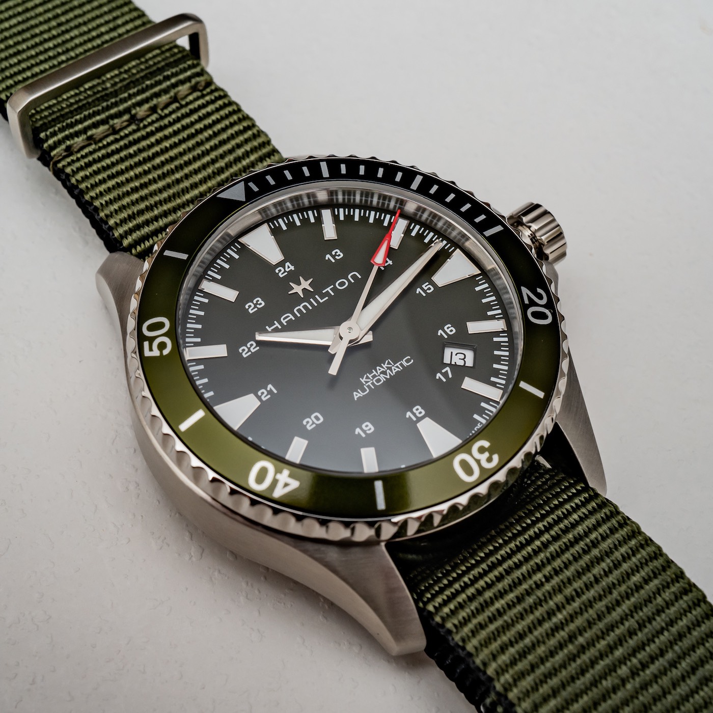 Hands-On: Hamilton Khaki Navy Scuba Watch In Green Is A Standout Value Proposition Hands-On 