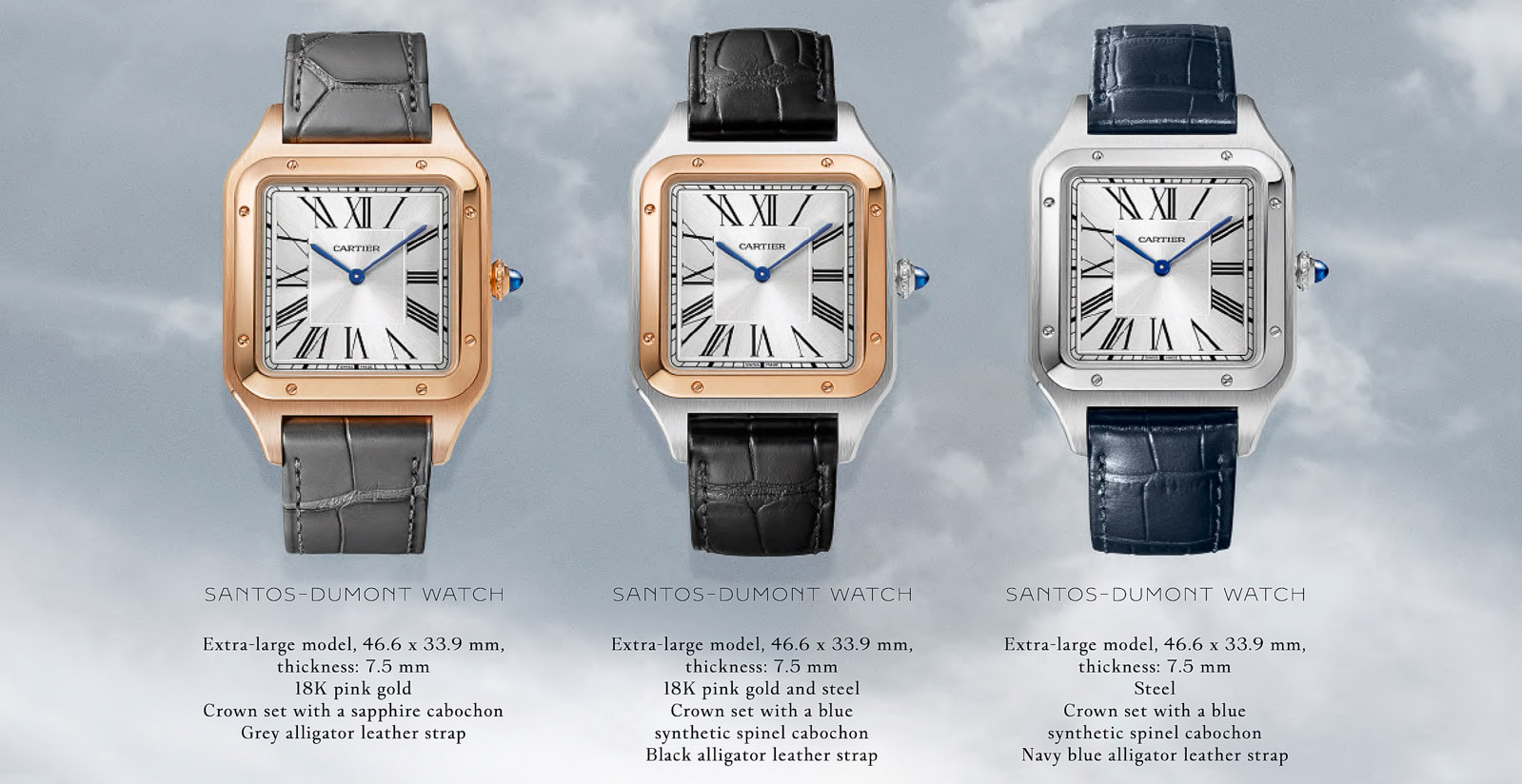 Cartier Santos-Dumont XL Hand-Wind Watches For 2020 Now Also In Steel Watch Releases 