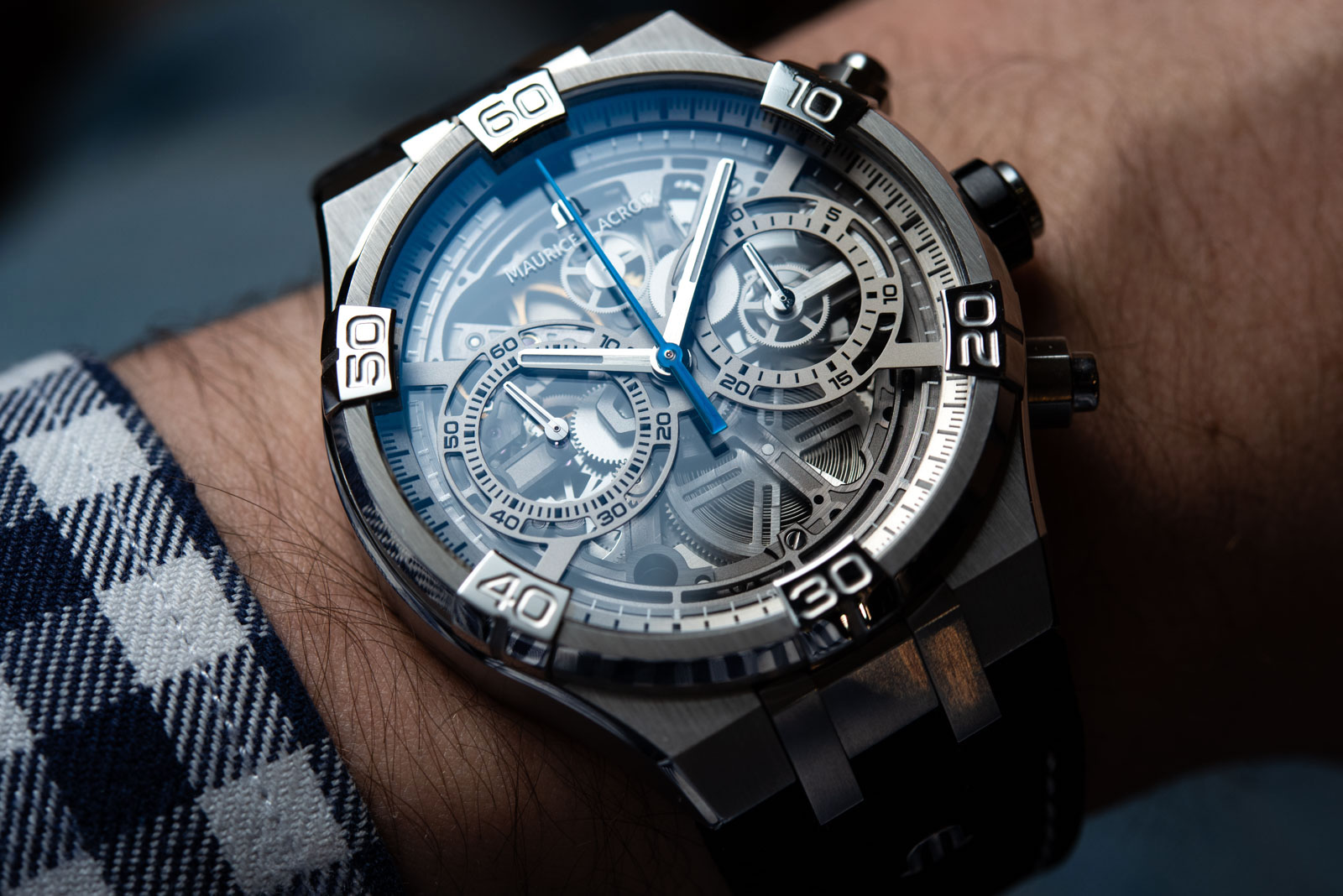 Hands-On: Maurice Lacroix Aikon Chronograph Skeleton Watch Hands-On 