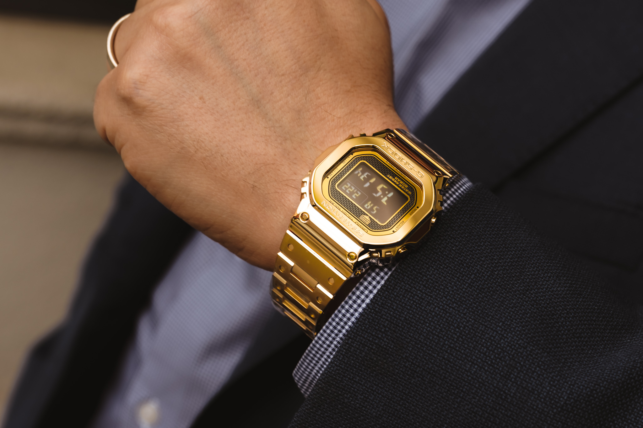 Unboxing the Solid Gold G-Shock G-D5000-9JR 'Dream Project' at Topper Jewelers Hands-On 