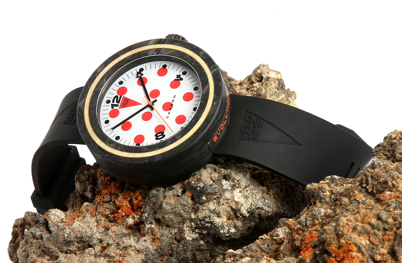 Velotime Brings The Past And Future Of Cycling To The Wrist With The Evolution Carbon Watch Watch Releases 