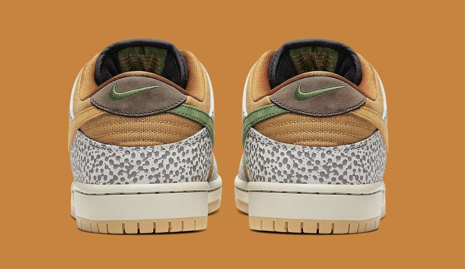 Nike SB Dunk Low 'Safari' CD2563-002 Heel