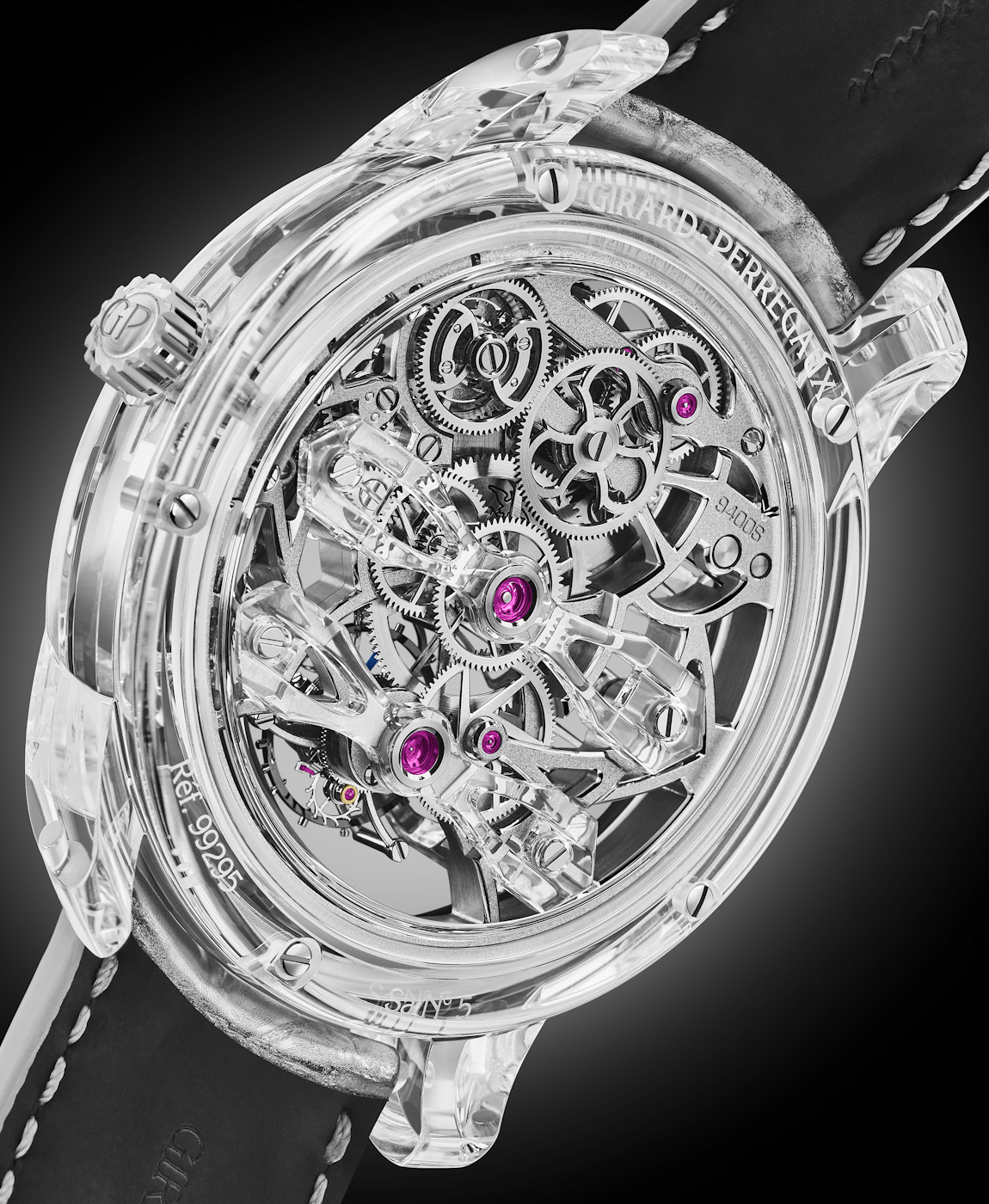 Girard-Perregaux Debuts Limited-Edition Quasar Light Tourbillon Watch With A Case Made From A Single Sapphire Disk Watch Releases 