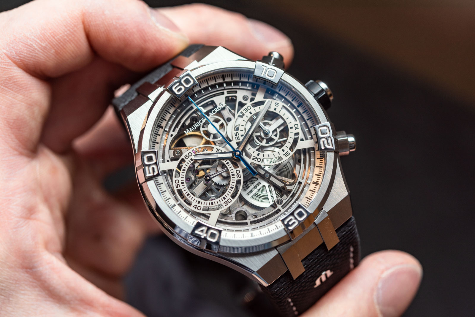 Hands-On: Maurice Lacroix Aikon Chronograph Skeleton Watch Hands-On 