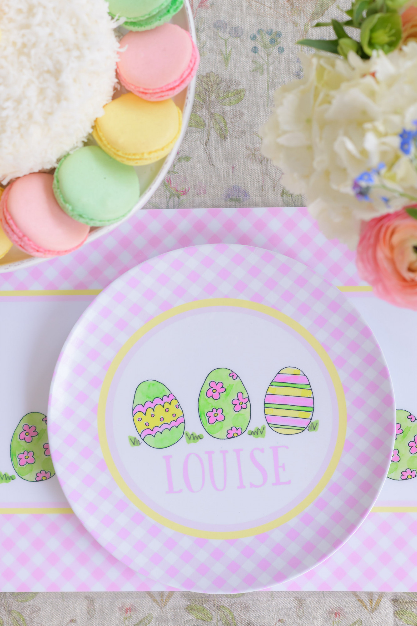 easter plate for children