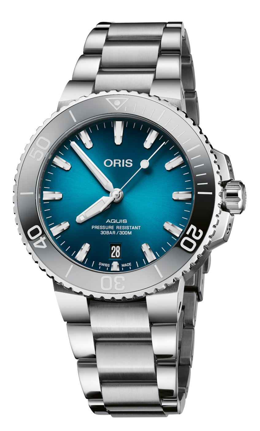 Oris Updates The Aquis Diver Line With New 41.5 MM Case And New 39.5 MM Variant Watch Releases 