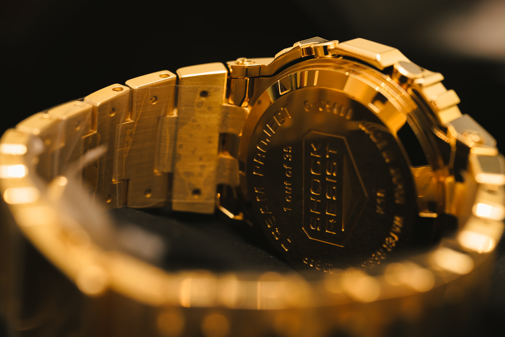 Unboxing the Solid Gold G-Shock G-D5000-9JR 'Dream Project' at Topper Jewelers Hands-On 