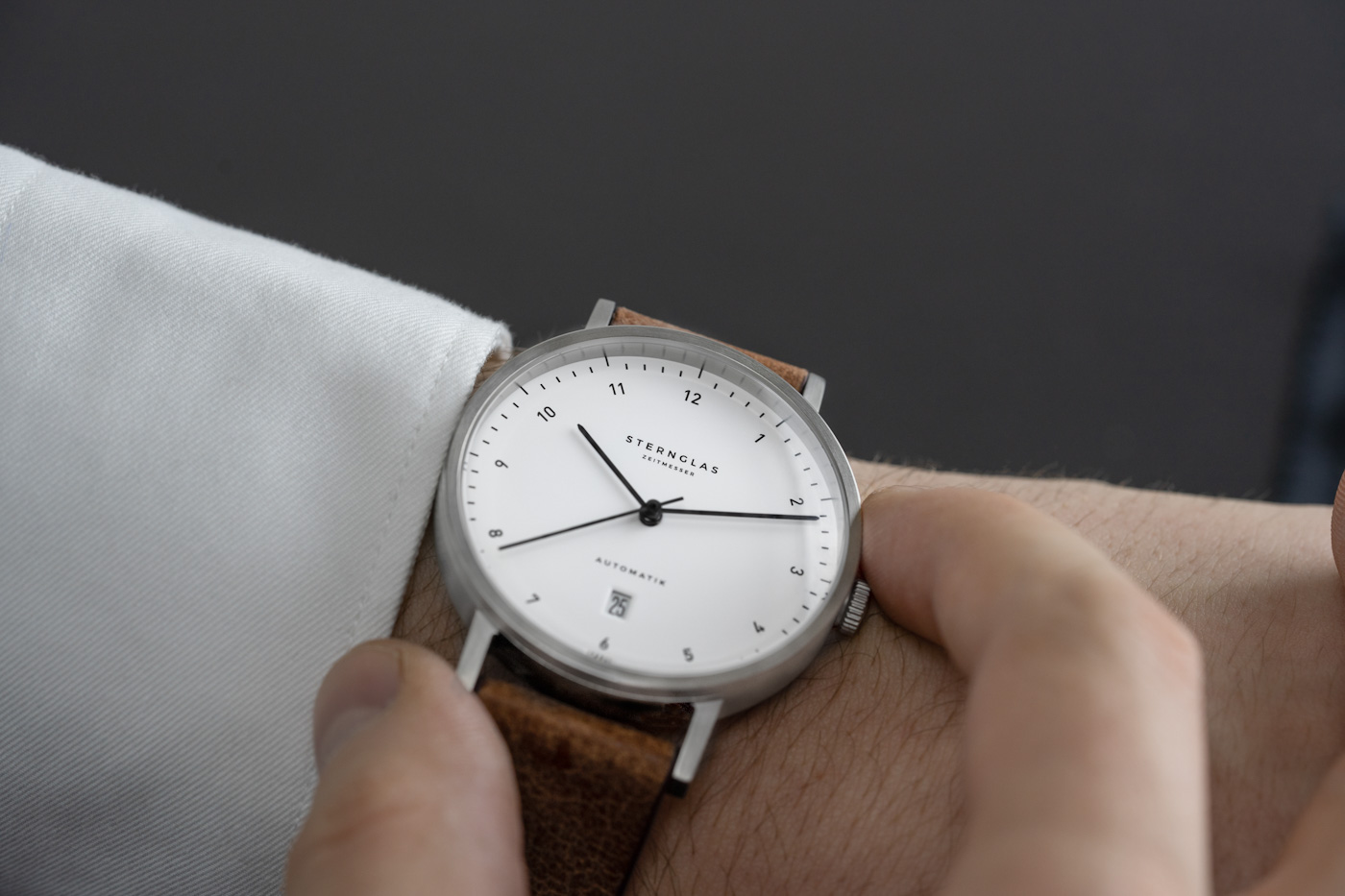 The Sternglas Zirkel Offers German Bauhaus Watchmaking In Its Purest Form Watch Releases 