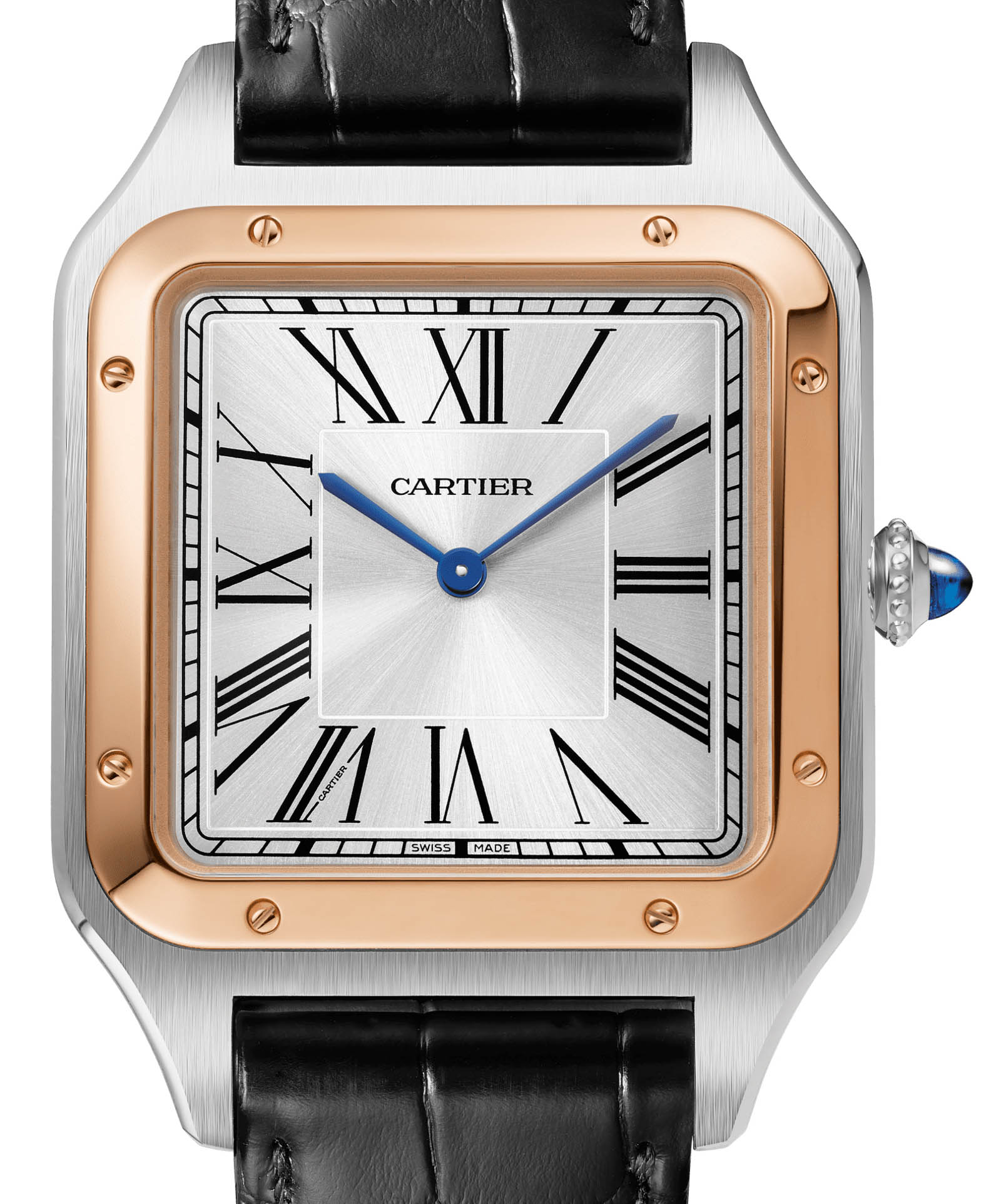 Cartier Santos-Dumont XL Hand-Wind Watches For 2020 Now Also In Steel Watch Releases 