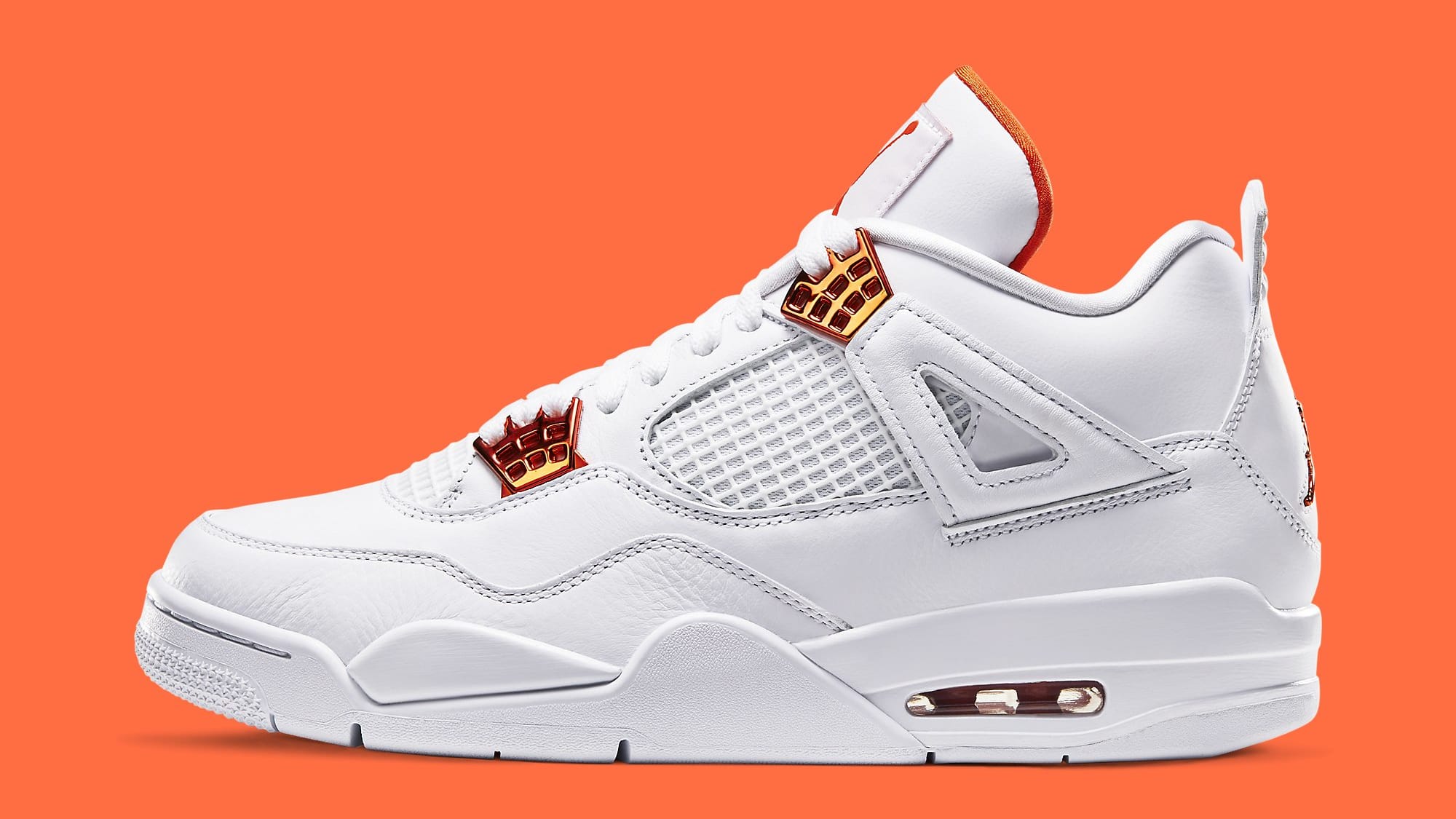 Air Jordan 4 Metallic Orange Release Date CT8527-118 Profile