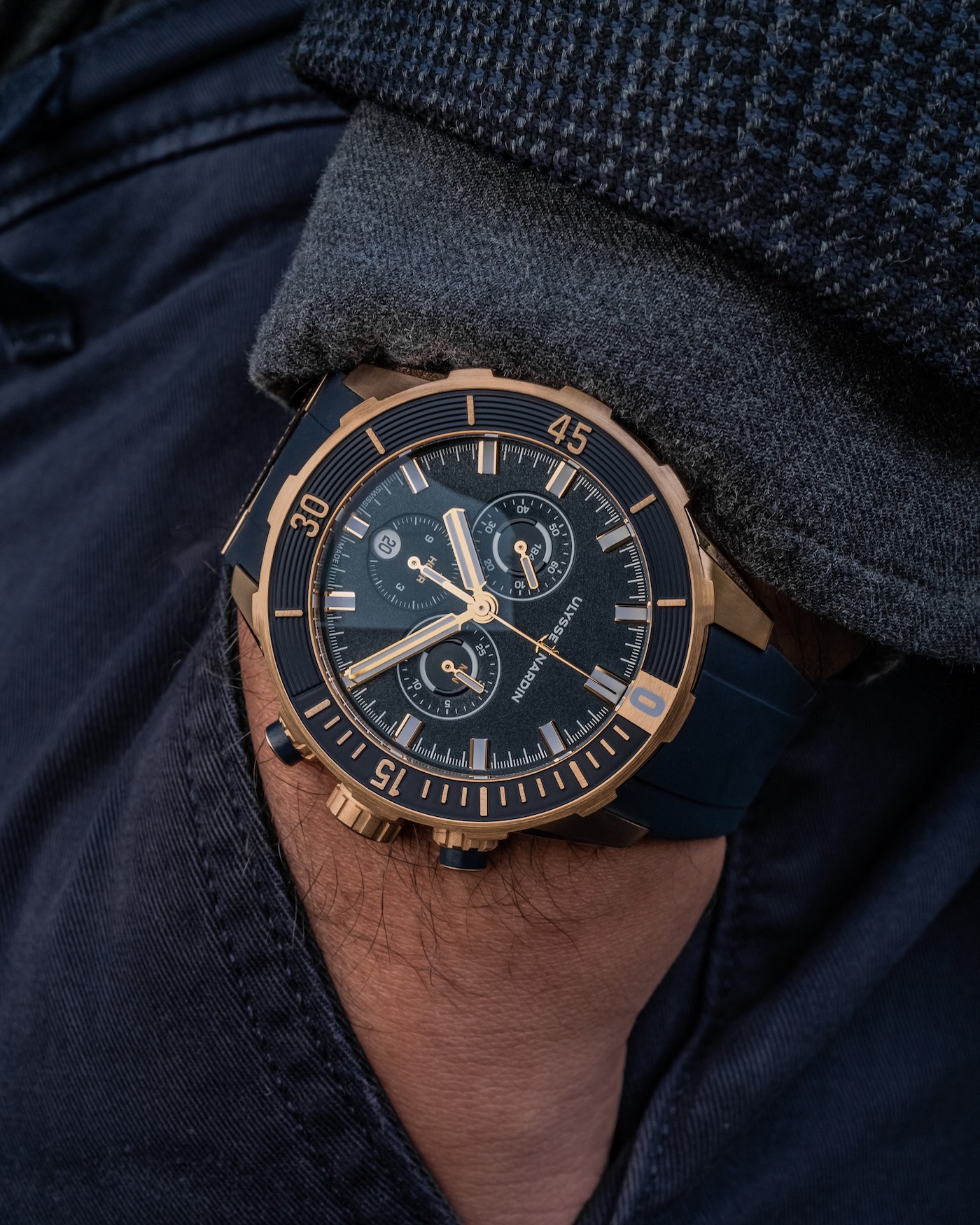 A Closer Look At Ulysse Nardin's Redesigned Diver Chronograph Collection Watch Releases 