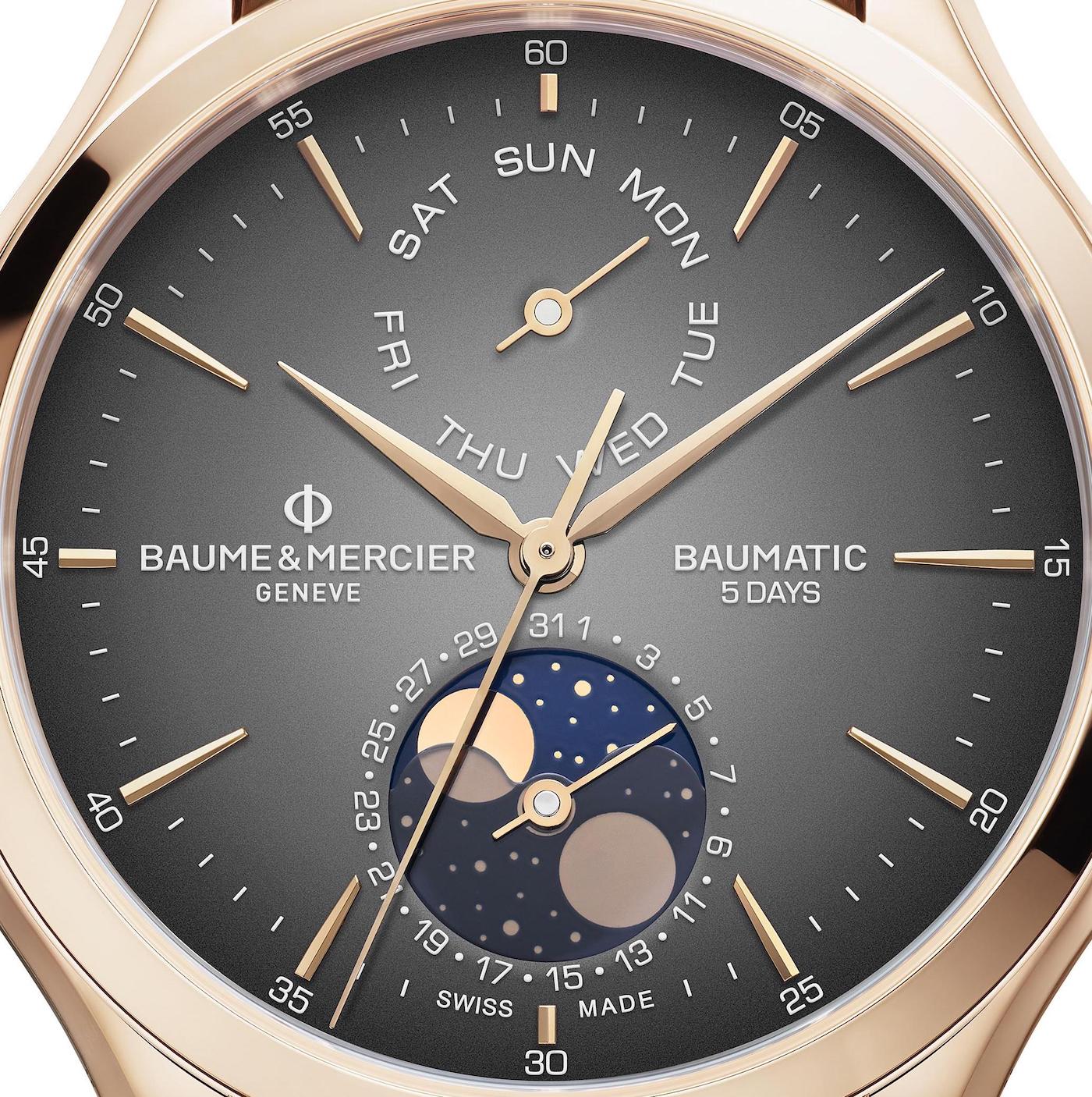 Design & Value: New Baume & Mercier In-House Baumatic Clifton Moon Phase Watches For 2020 Watch Releases 