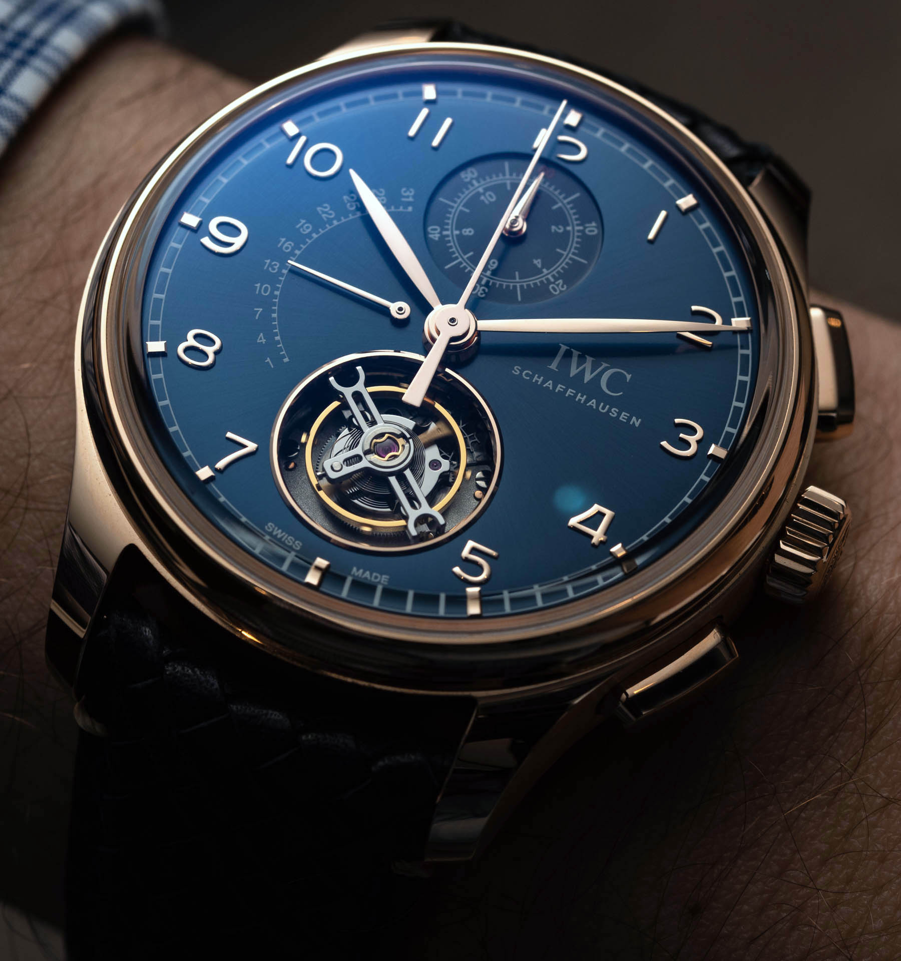 Hands-On Debut: IWC Portugieser Tourbillon Retrograde Chronograph Watch For 2020 Hands-On 