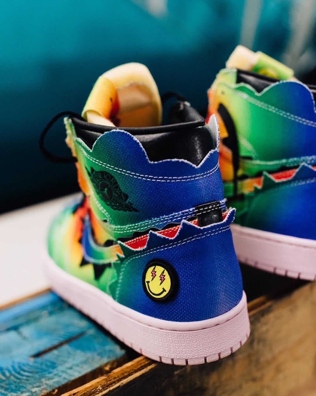 J Balvin Air Jordan 1 Heel