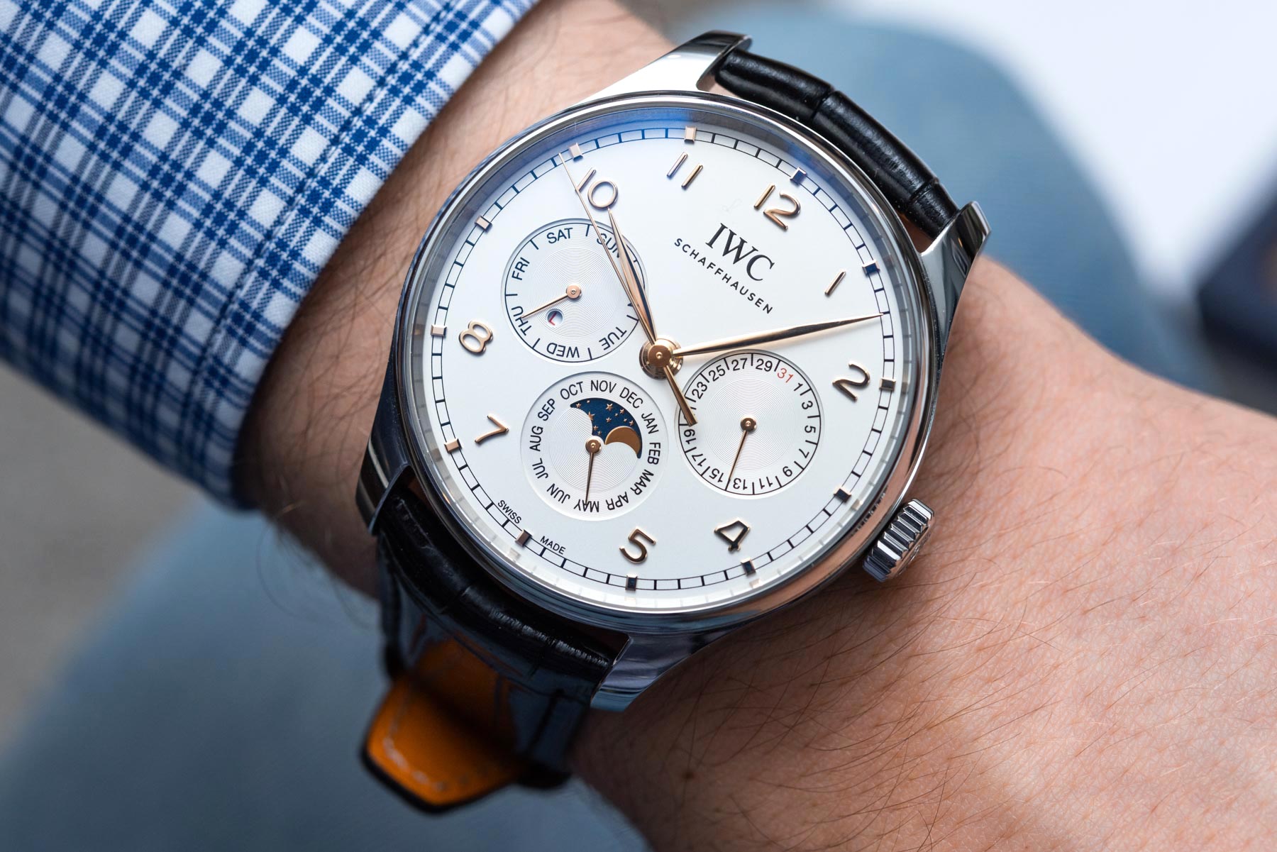 Hands-On Debut: IWC Portugieser Perpetual Calendar 42 Watch Scales Things Down For 2020 Hands-On 