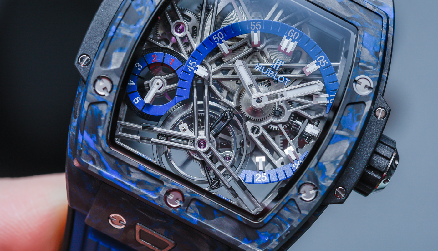 Hands-On: Hublot Spirit Of Big Bang Tourbillon Carbon Black & Blue Watches Hands-On 