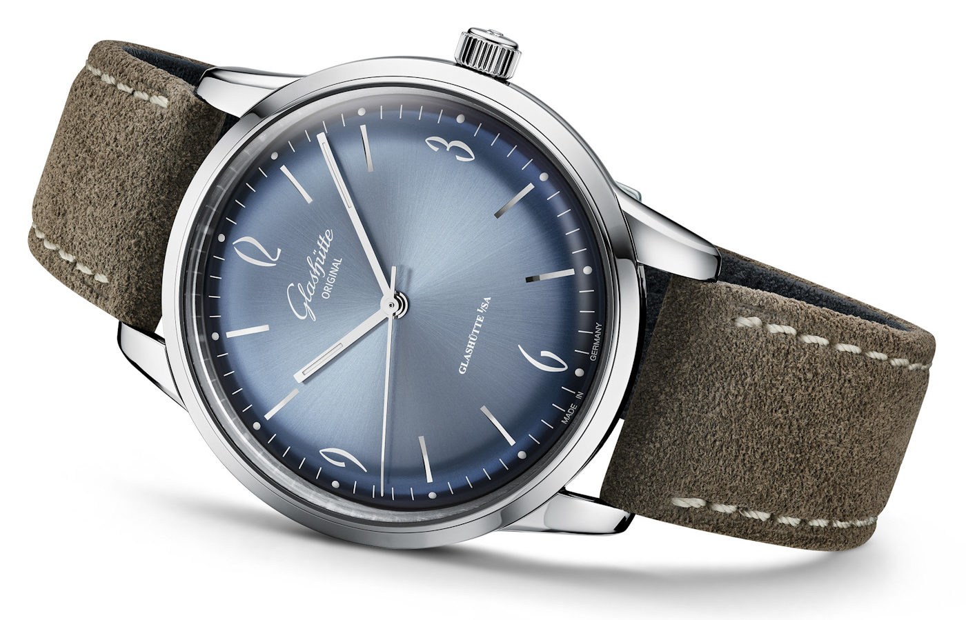 Glashütte Original Debuts Sixties Annual Edition 2020 Watch With Glacier Blue Dial Watch Releases 