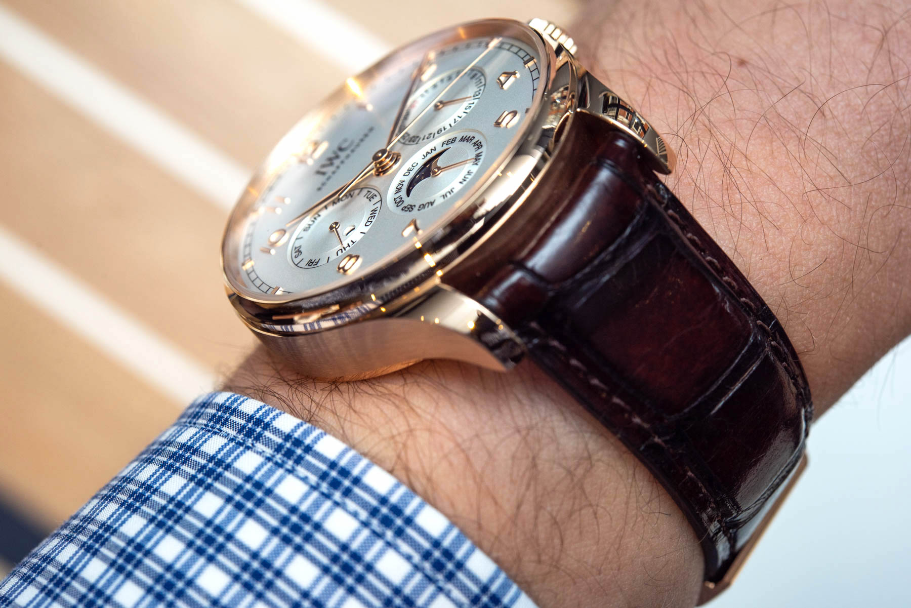 Hands-On Debut: IWC Portugieser Perpetual Calendar 42 Watch Scales Things Down For 2020 Hands-On 