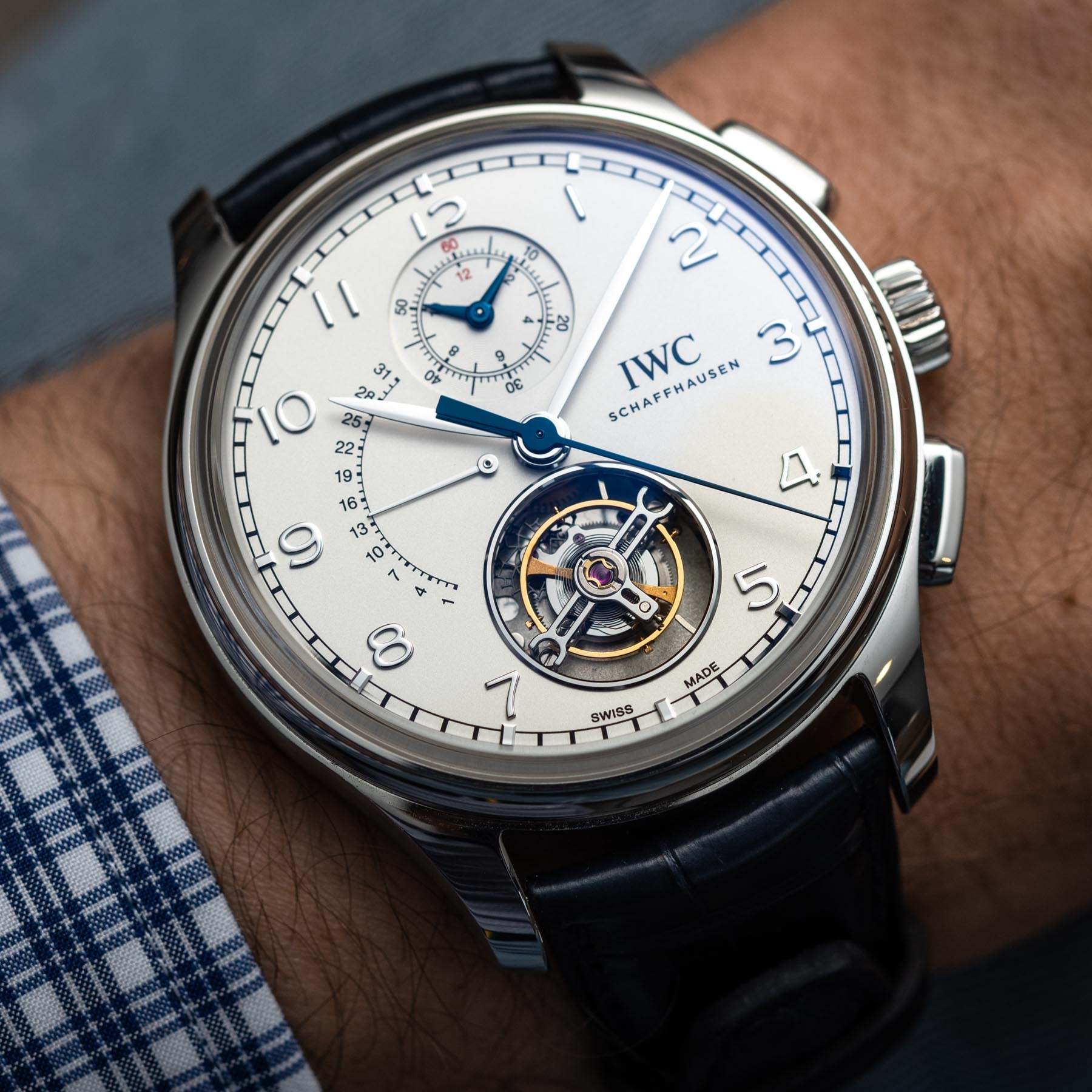 Hands-On Debut: IWC Portugieser Tourbillon Retrograde Chronograph Watch For 2020 Hands-On 