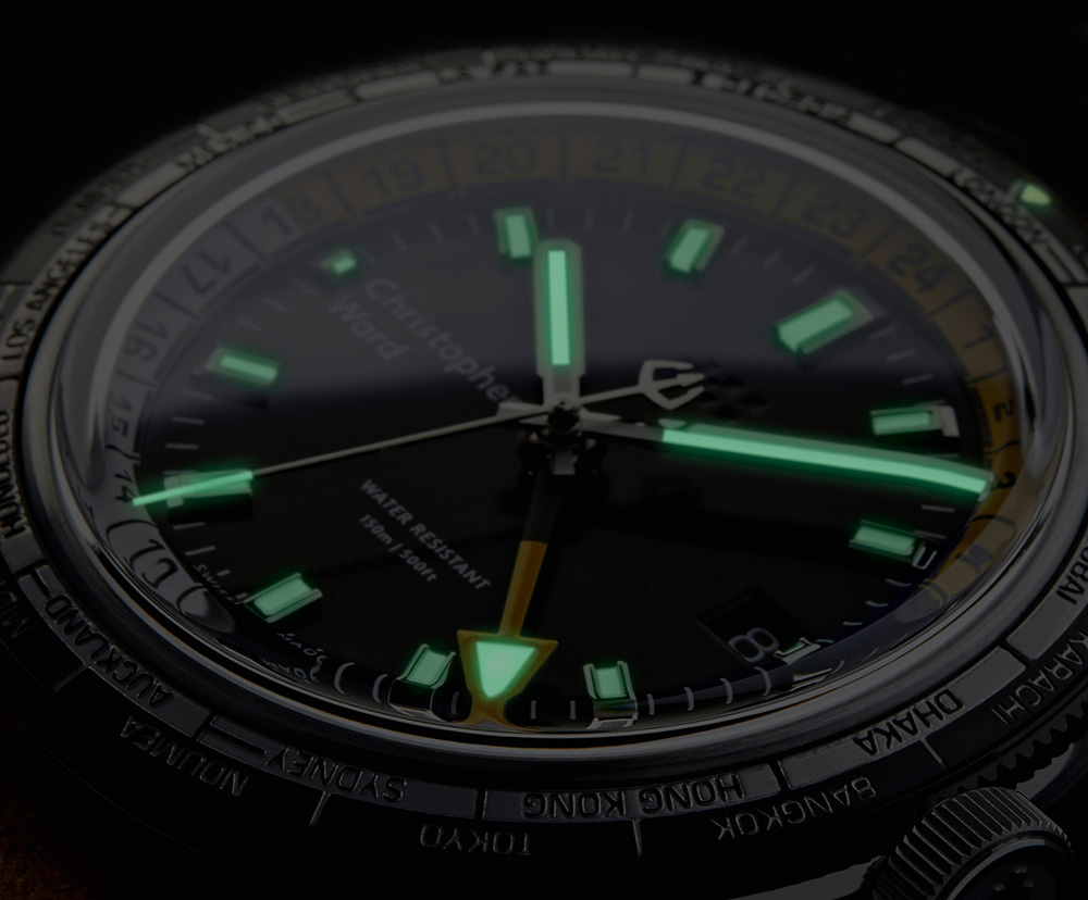 The New Christopher Ward C65 GMT Worldtimer Is A Vintage-Inspired Traveler's Dive Watch Watch Releases 