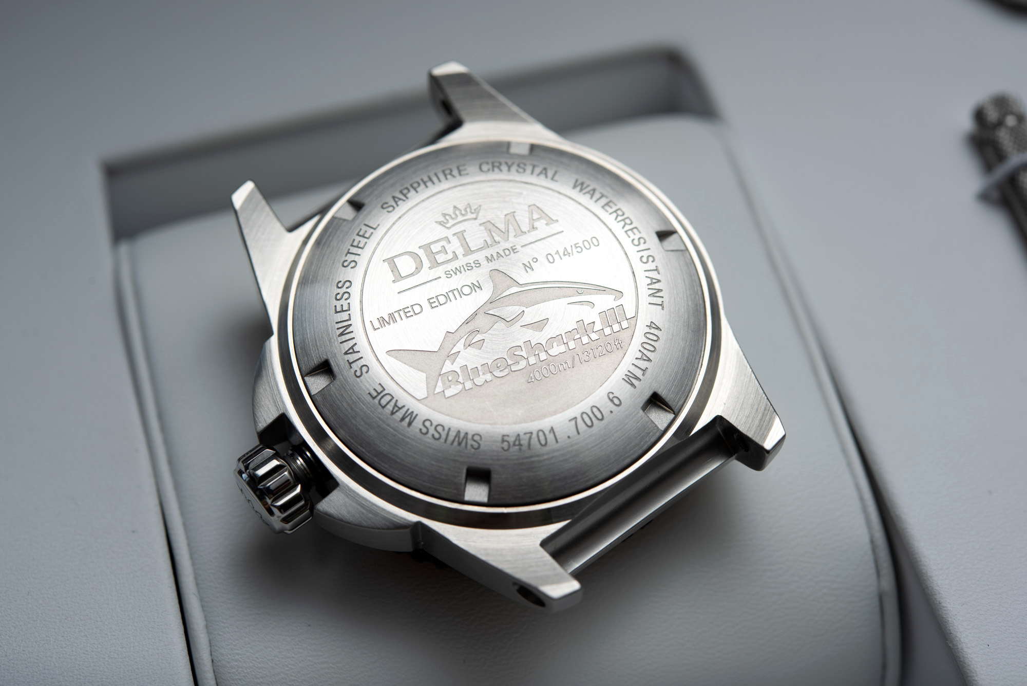 Delma Blue Shark III 4,000-Meter Dive Watch Review Wrist Time Reviews 