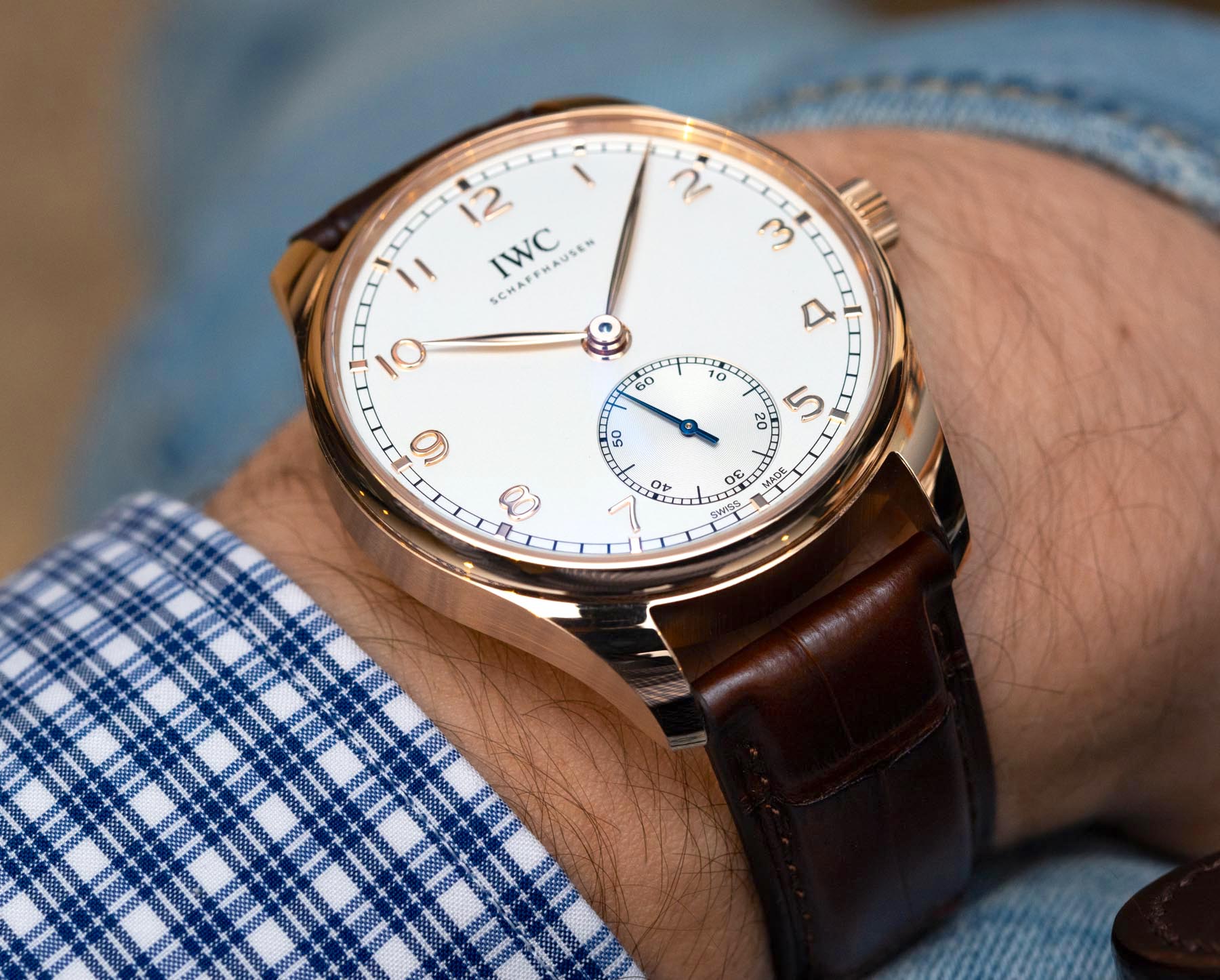 Hands-On Debut: IWC Portugieser Automatic 40 Combines Compact Size & Manufacture Movement Hands-On 