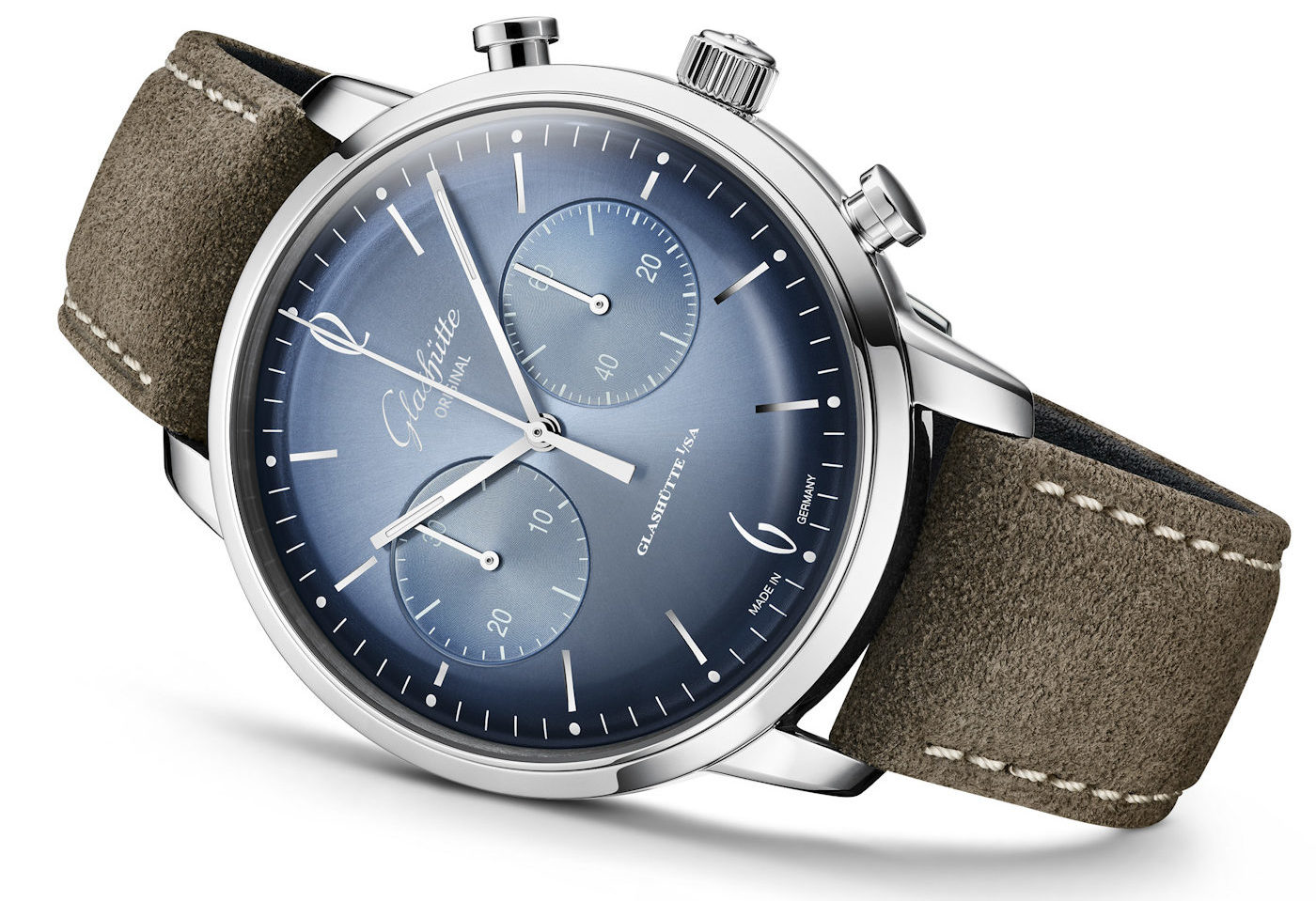 Glashütte Original Debuts Sixties Annual Edition 2020 Watch With Glacier Blue Dial Watch Releases 