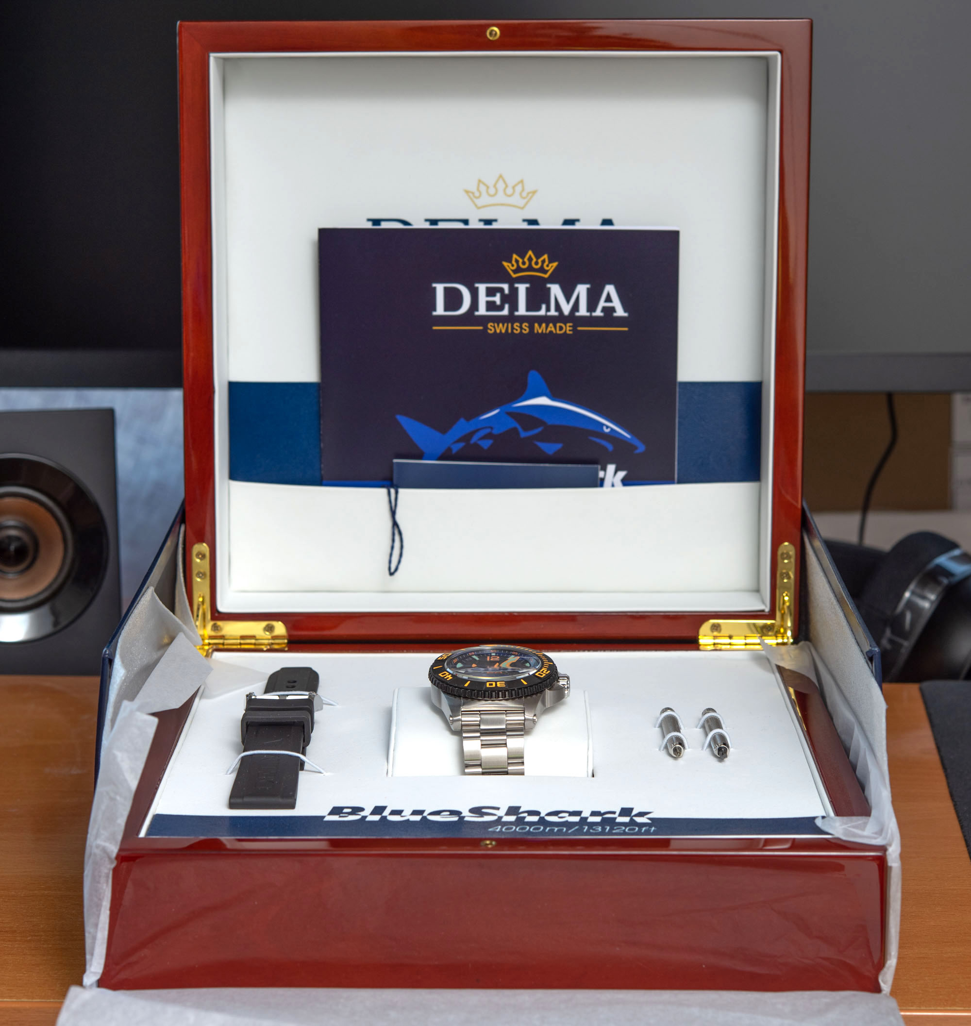 Delma Blue Shark III 4,000-Meter Dive Watch Review Wrist Time Reviews 