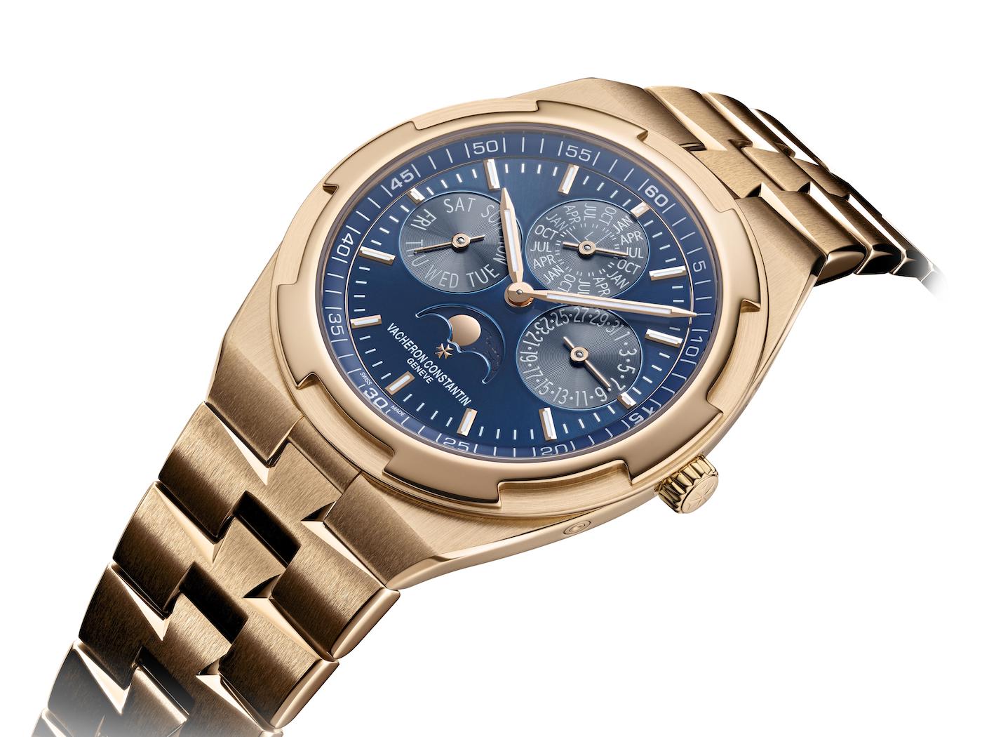 Vacheron Constantin Overseas Perpetual Ultra-Thin Openworked & Blue Dial Pink Gold Watches Watch Releases 