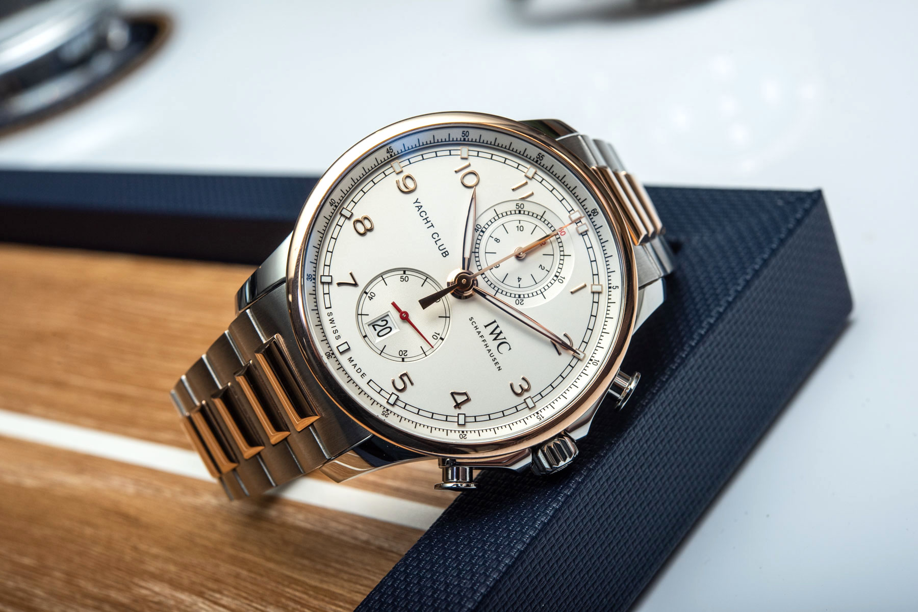 Hands-On Debut: IWC Portugieser Yacht Club Chronograph Collection Redesigned For 2020 Hands-On 