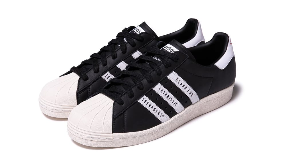 Human Made x Adidas Superstar 80s Black Front